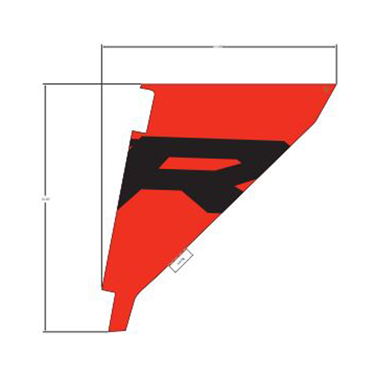 DECAL-COVER BOLSTER LH