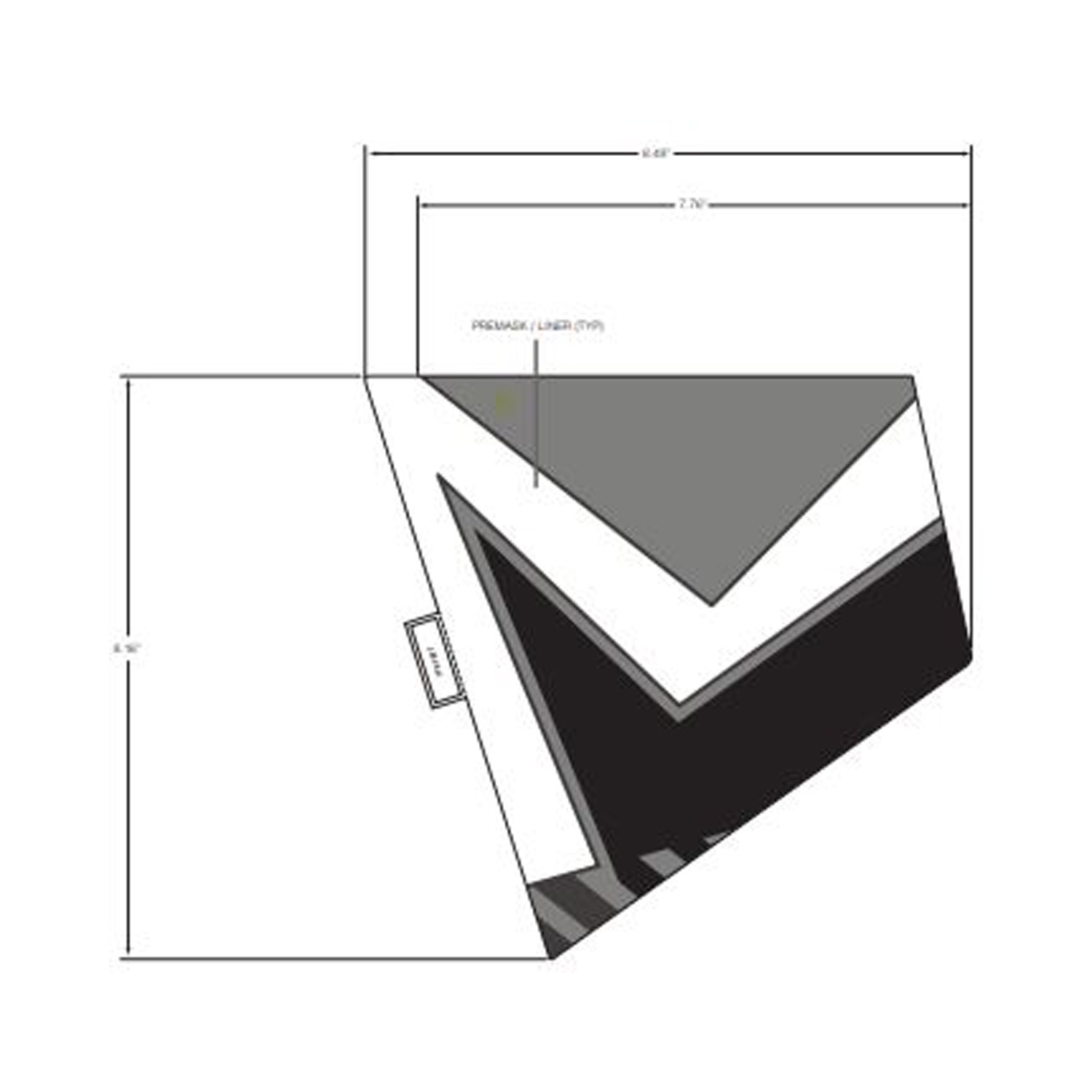 DECAL-FR.FNDR SIDE MID LH