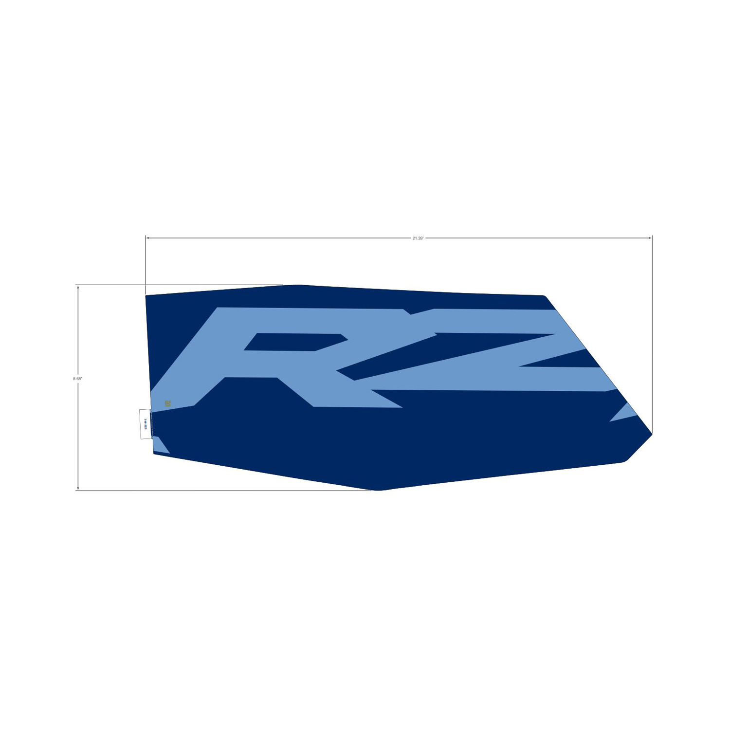 DECAL-DOOR RR MID RH