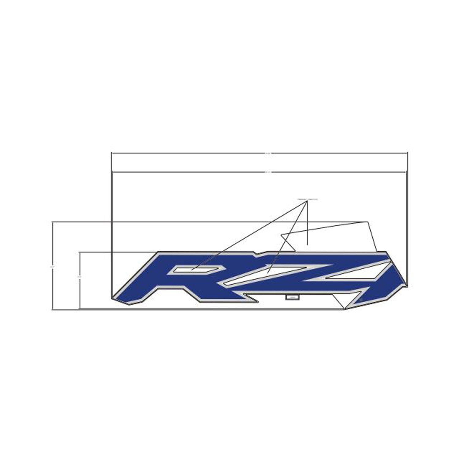 DECAL-RR.DOOR MID RZR RH