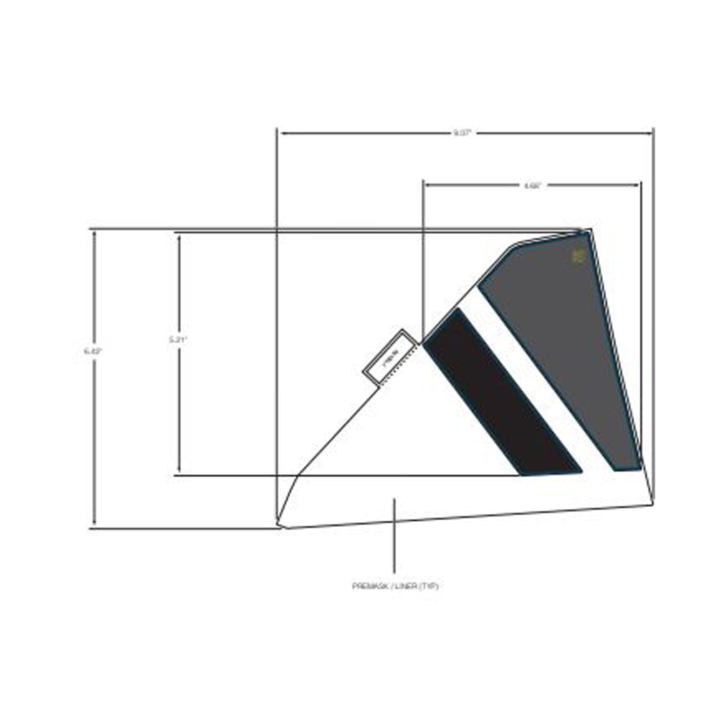 DECAL-DOOR FRT TOP RH