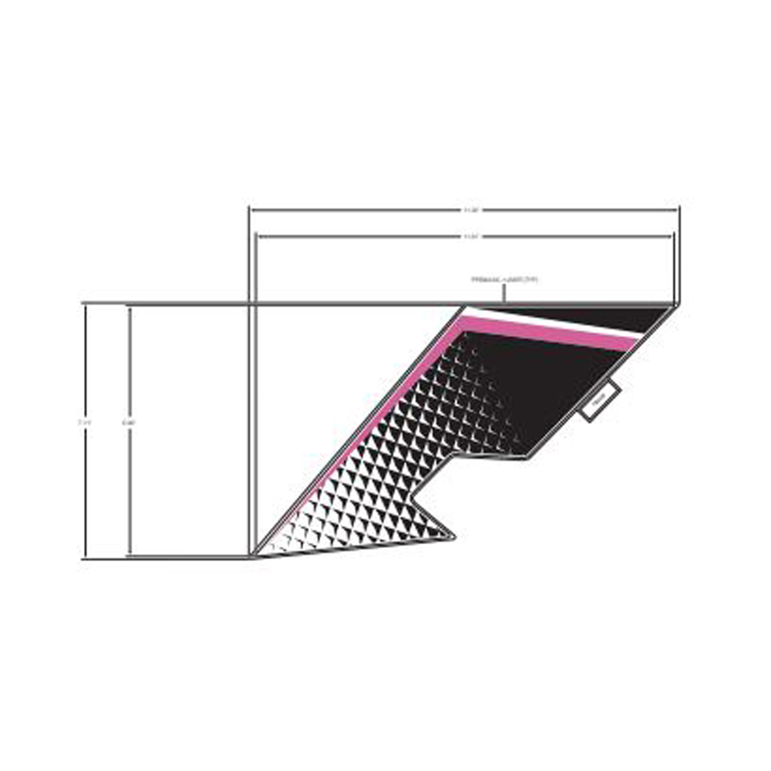 DECAL FR.FNDR PINK LH