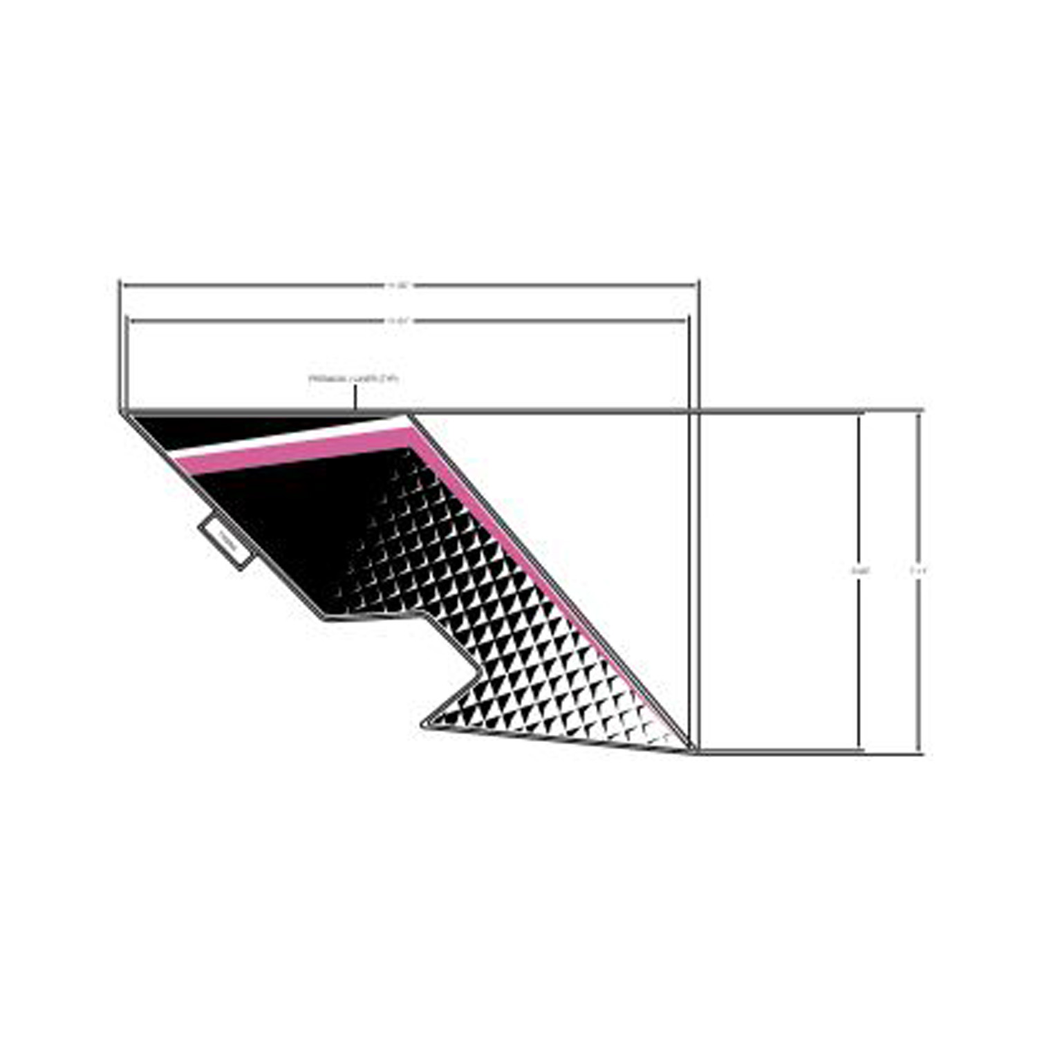 DECAL FR.FNDR PINK RH