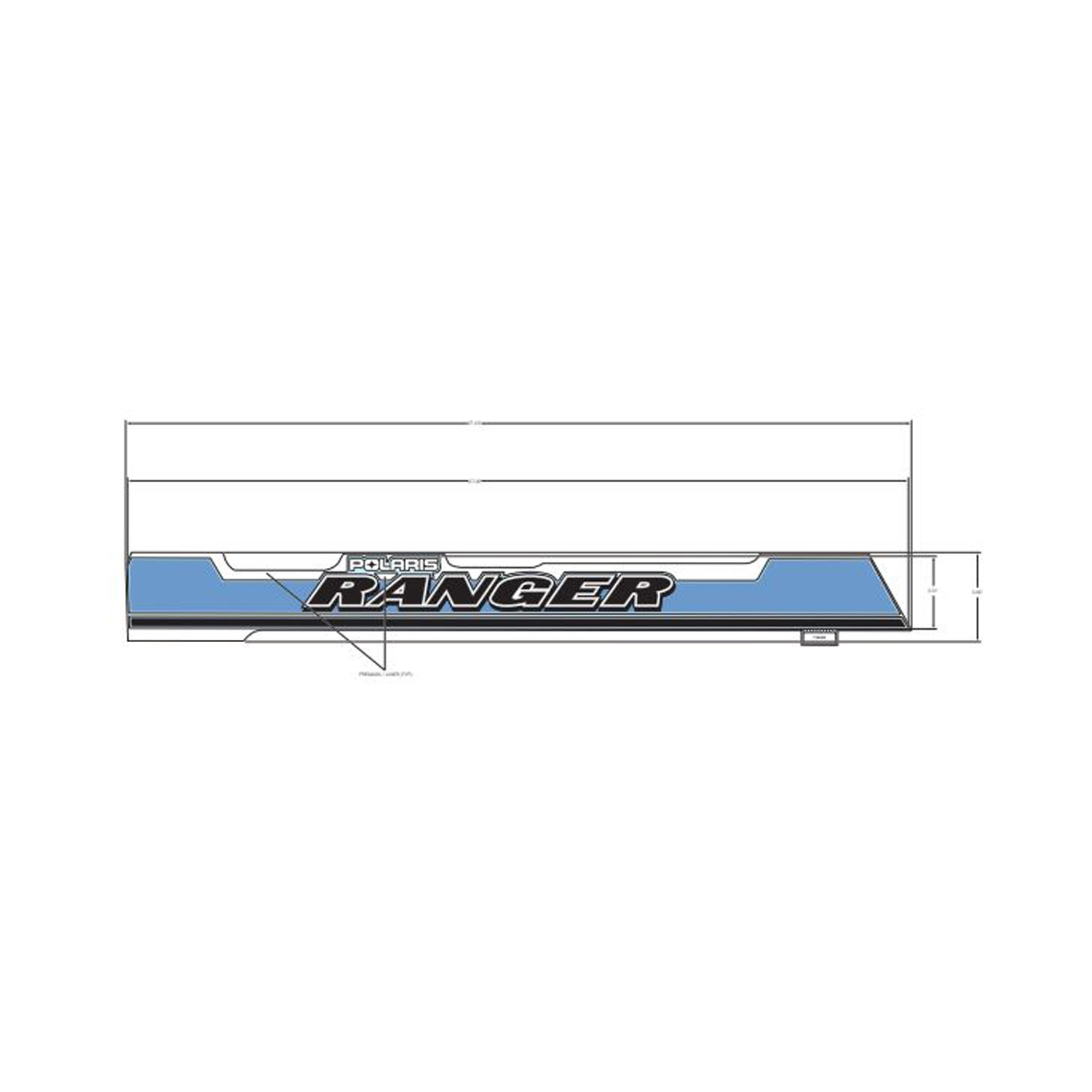 DECAL-BOX SIDE RGR RH
