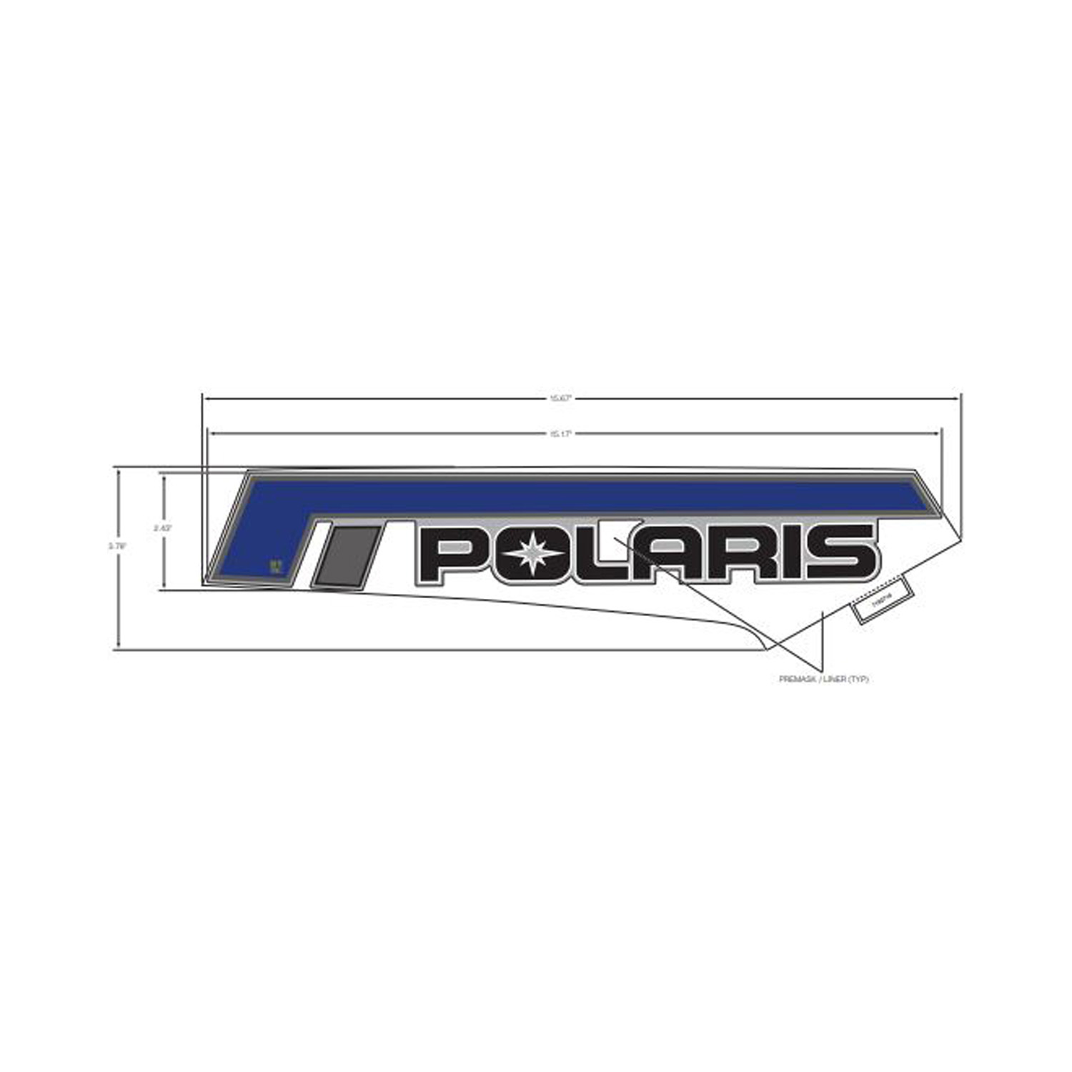 DECAL-SIDE PANEL  POLARIS  LH