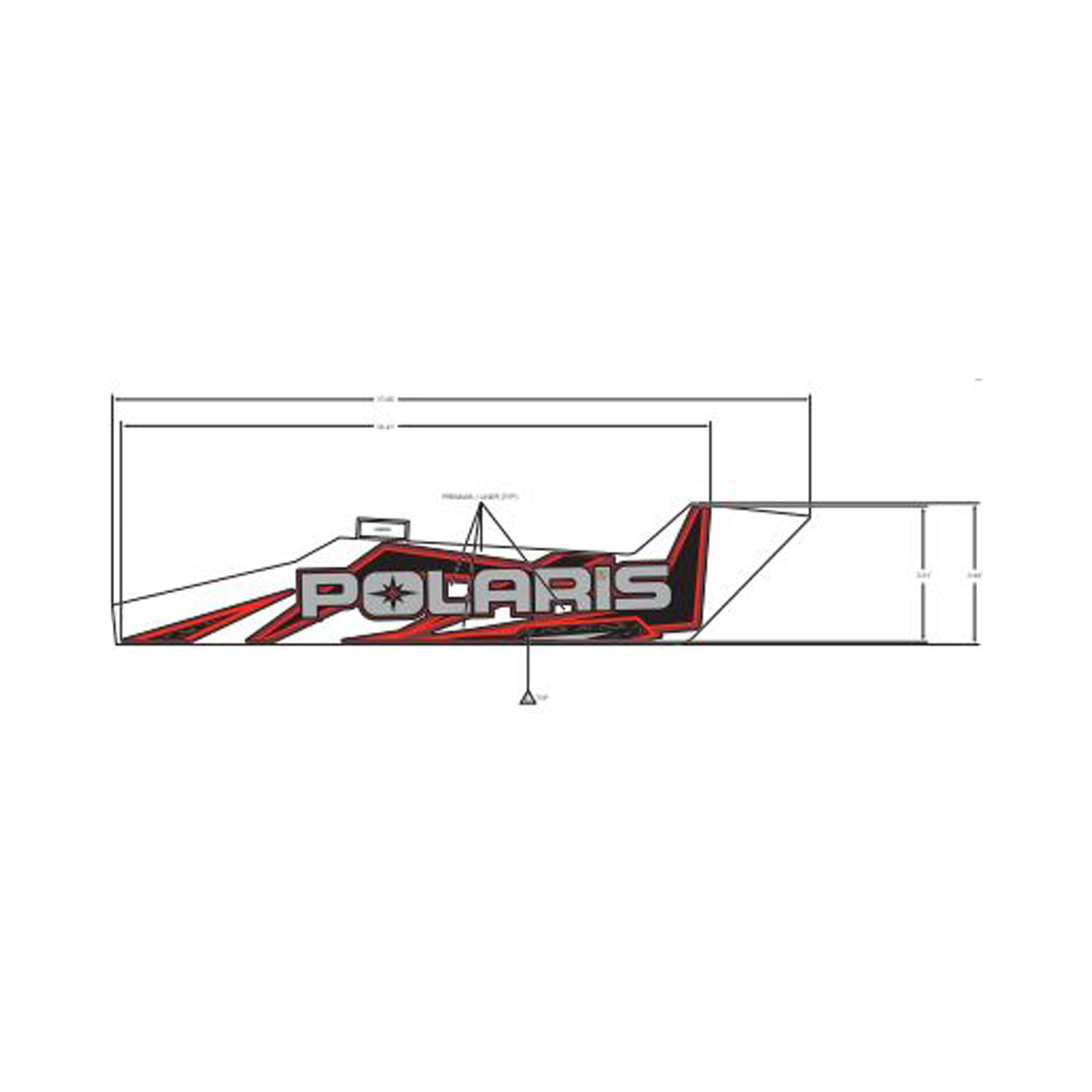 DECAL-SIDE PANEL  POLARIS  RH