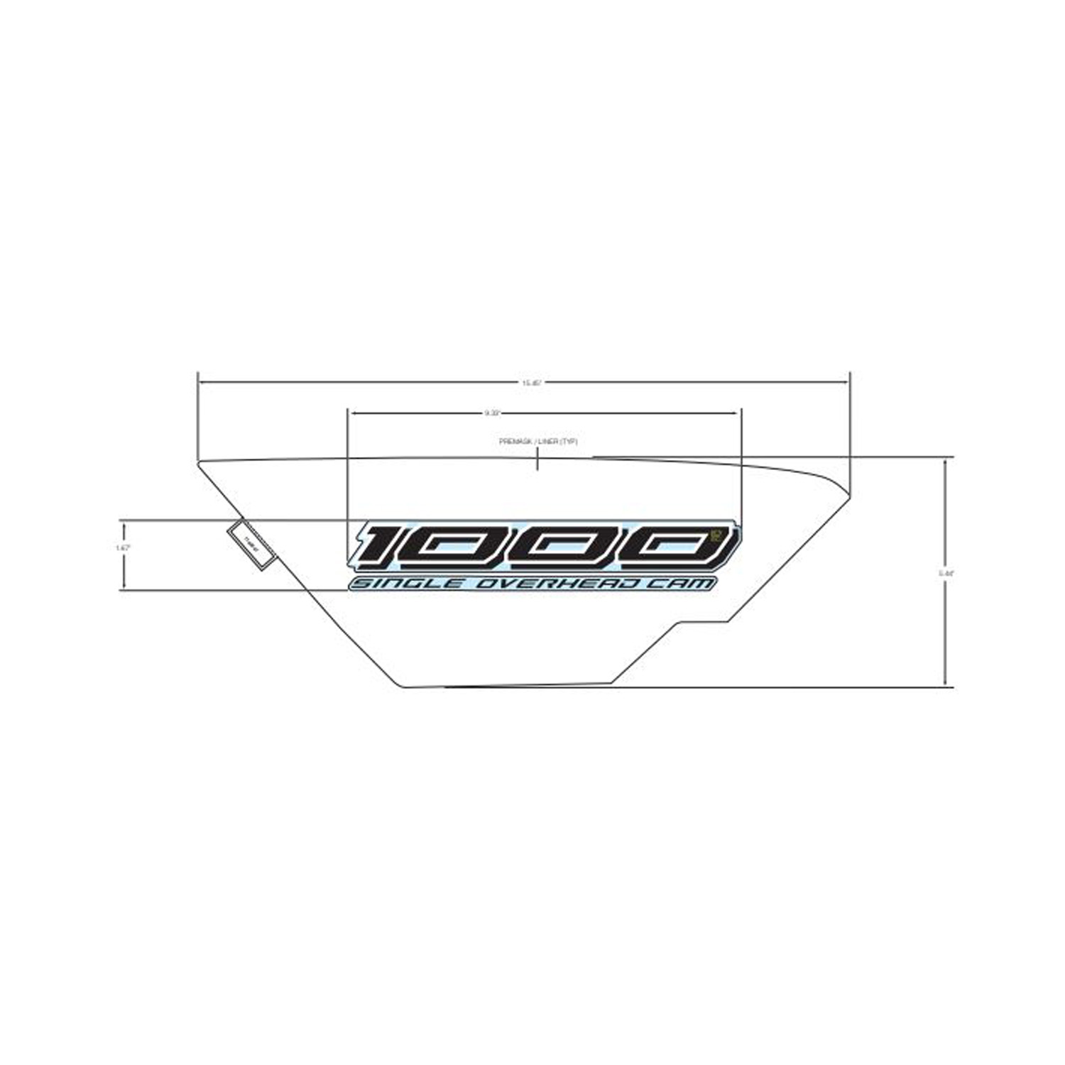 DECAL-FR.FNDR SIDE 1000 RH