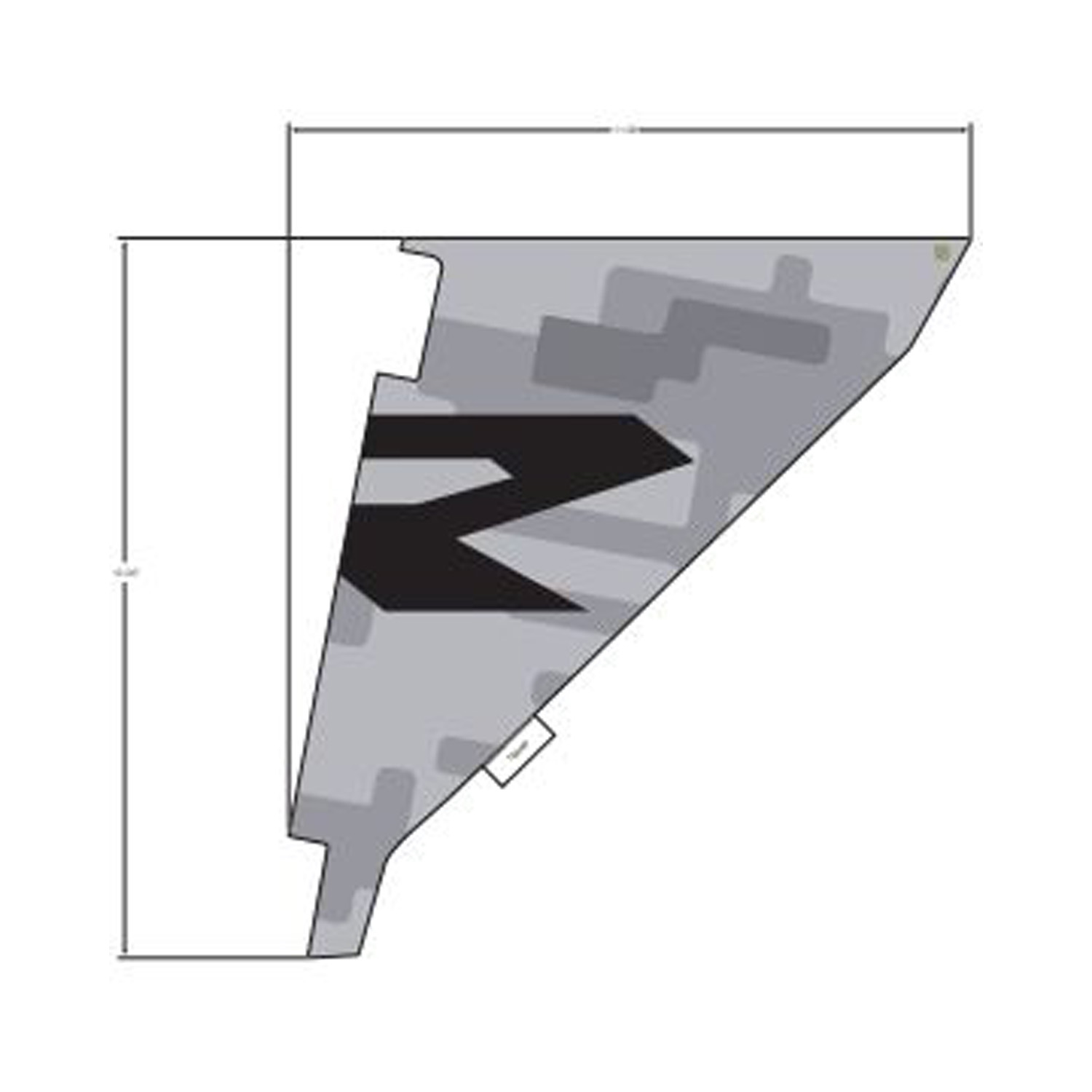 DECAL-COVER BOLSTER LH