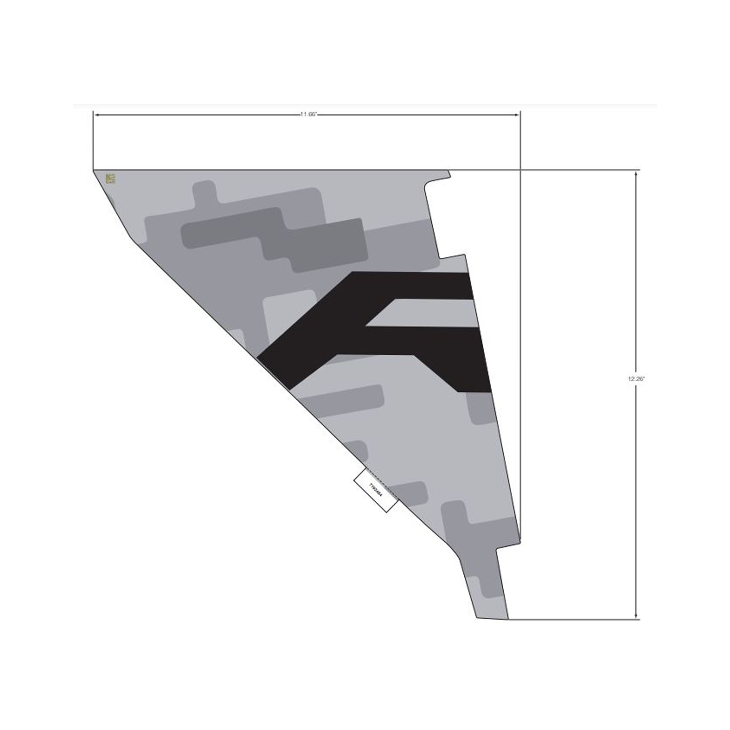 DECAL-COVER BOLSTER RH