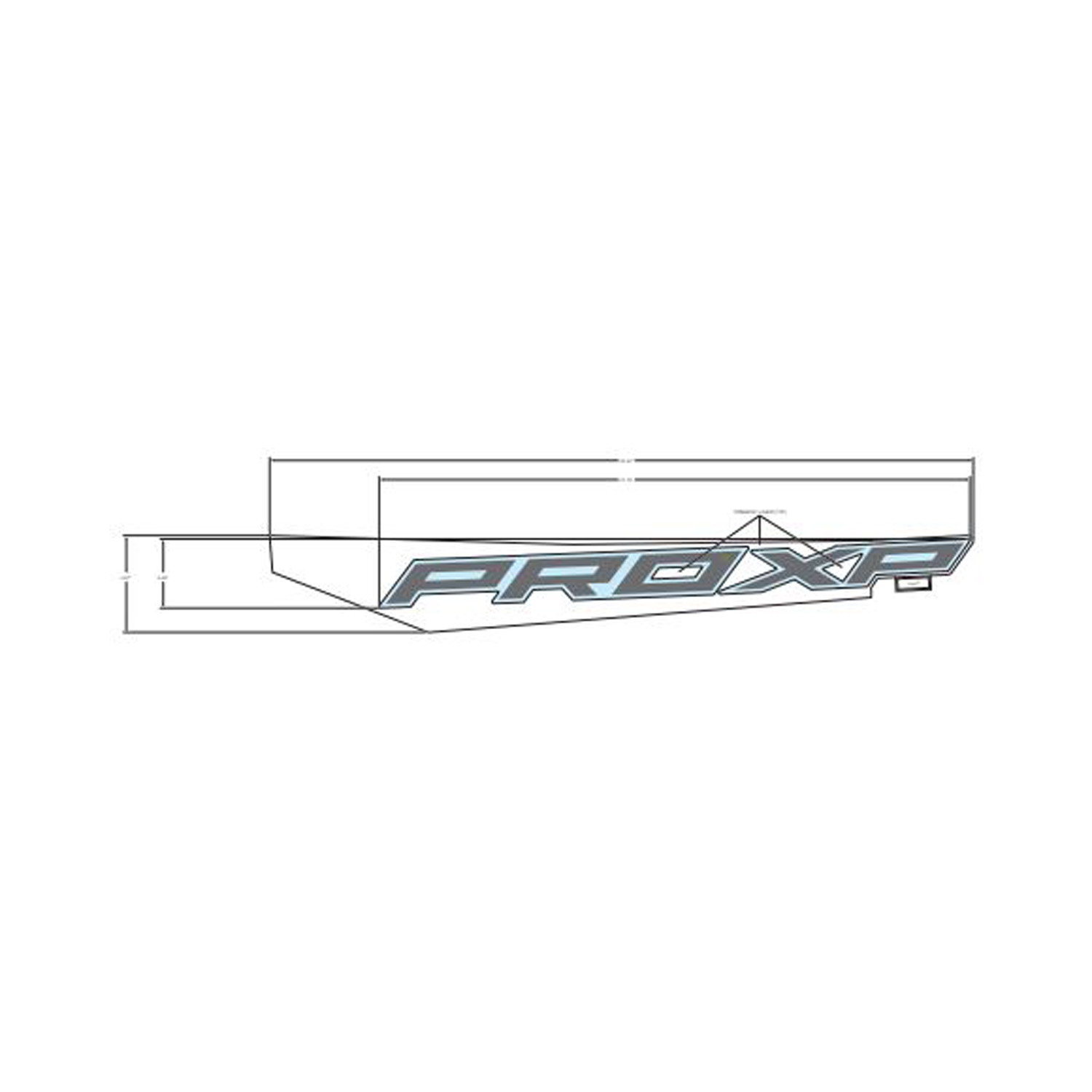 DECAL-RR.FNDR LWR PROXP LH