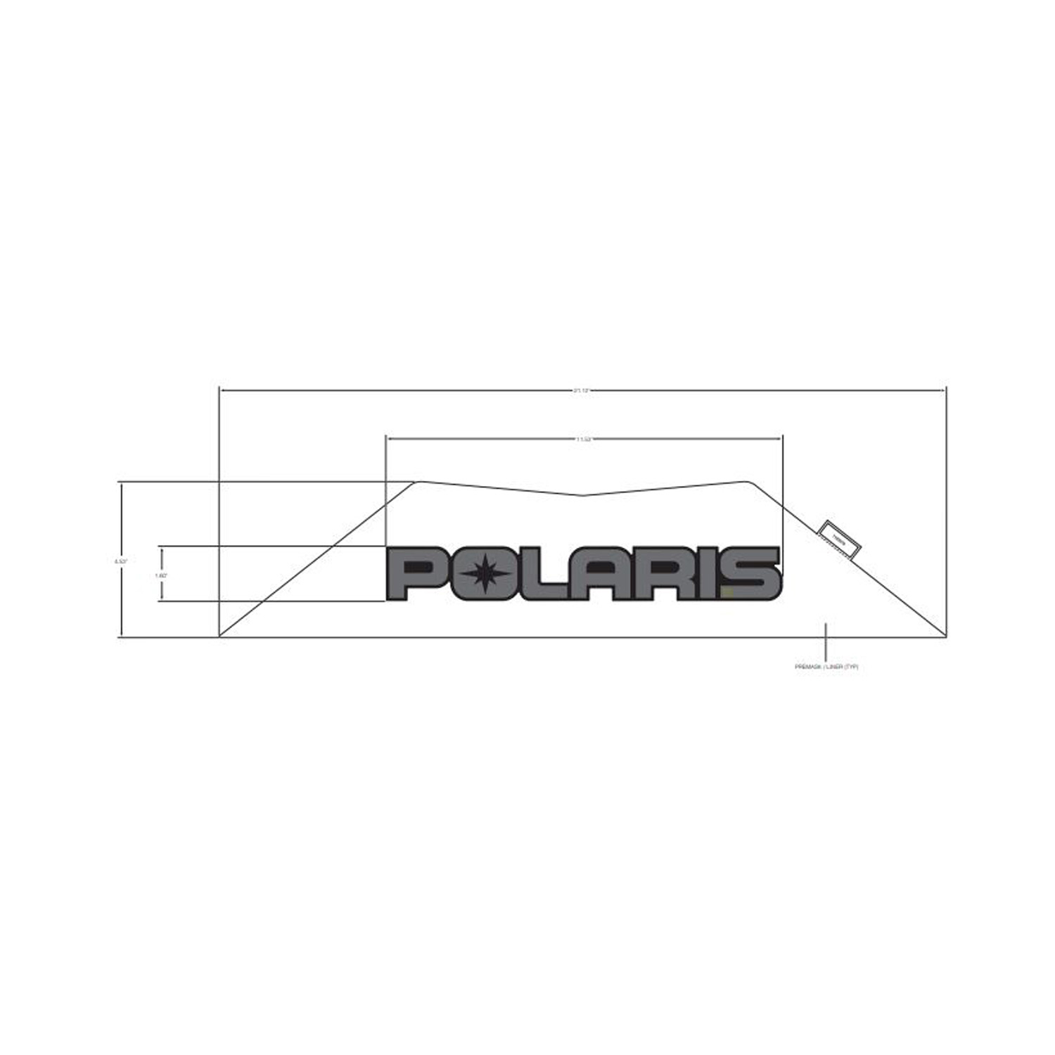 DECAL-POLARIS-TITANIUM