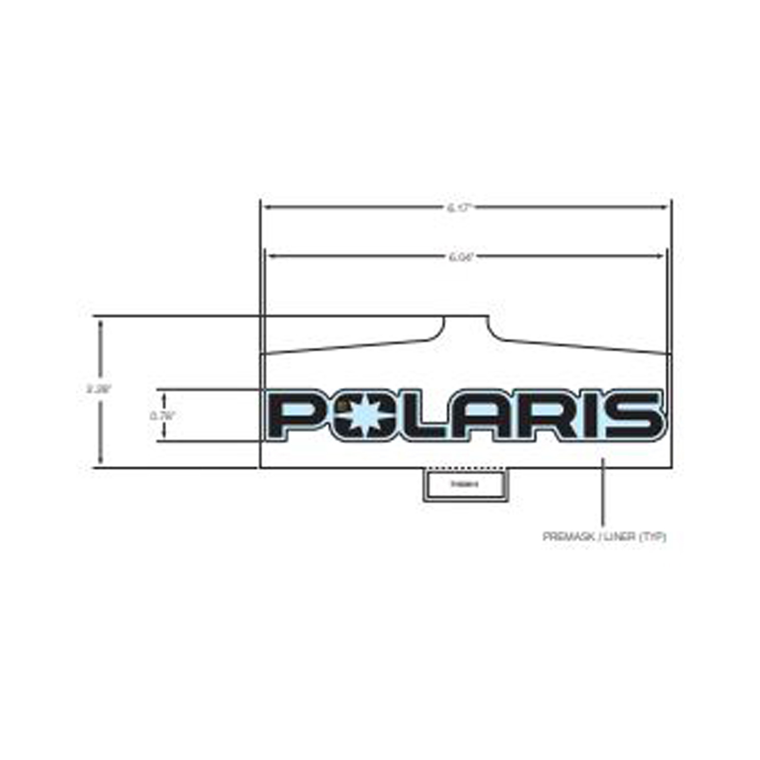 AUTOCOLANTE "POLARIS" BLACK