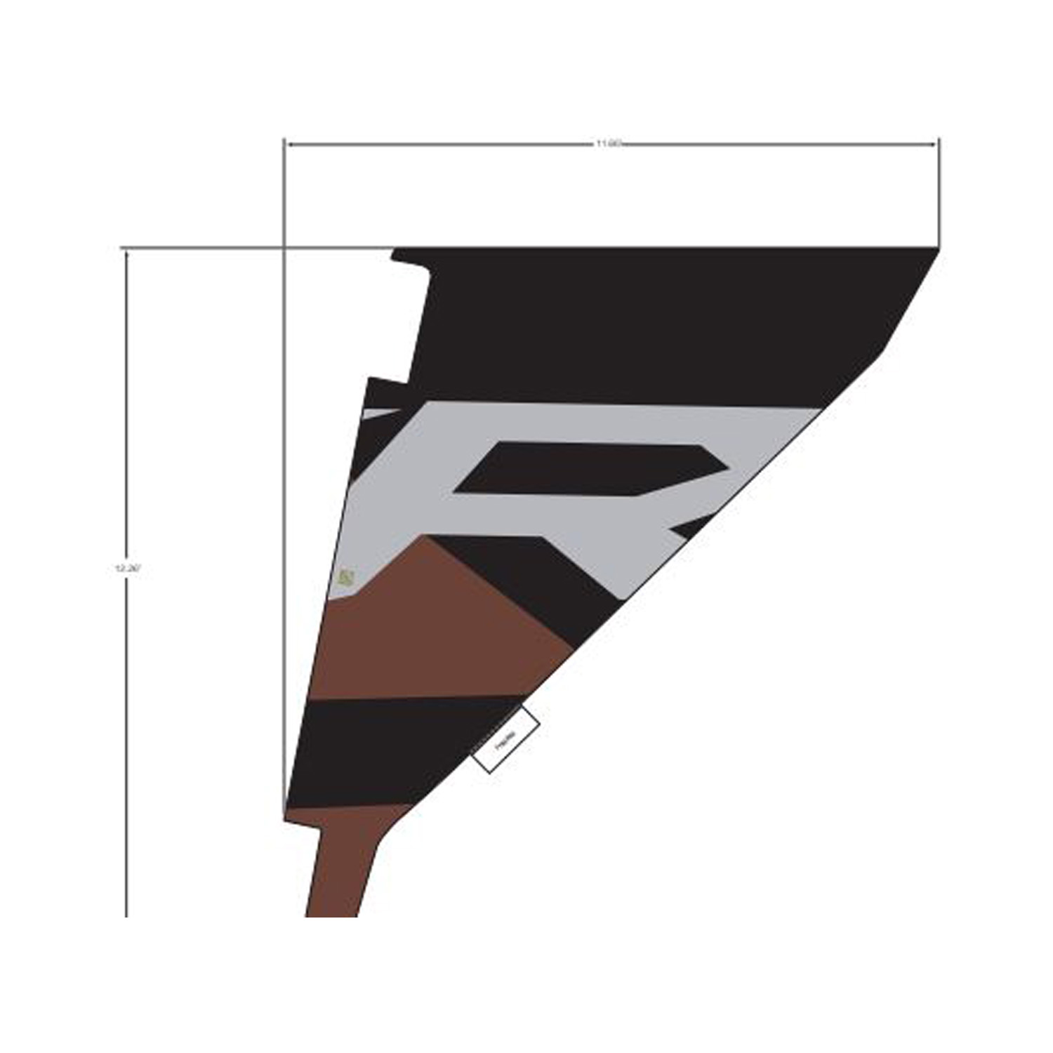 DECAL-COVER BOLSTER LH