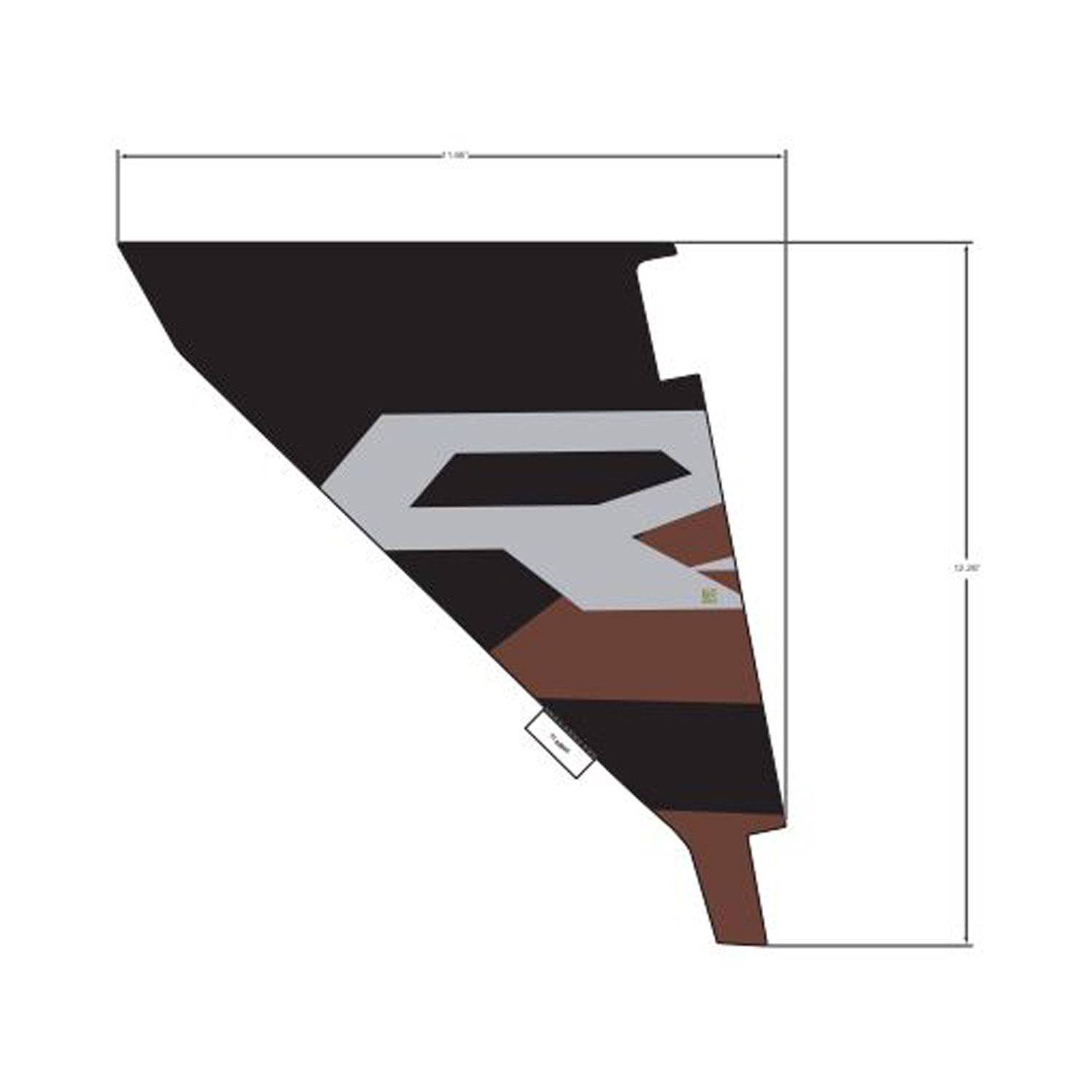 DECAL-COVER BOLSTER RH