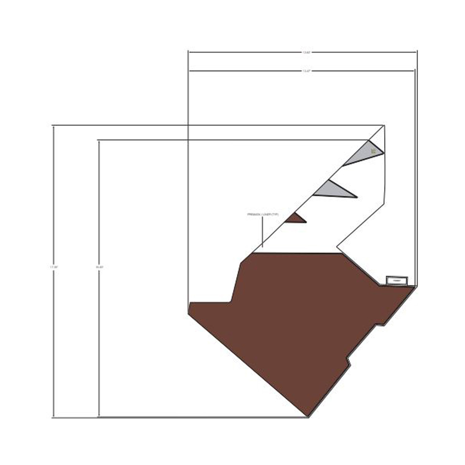 DECAL-RR.FNDR SIDE LWR LH