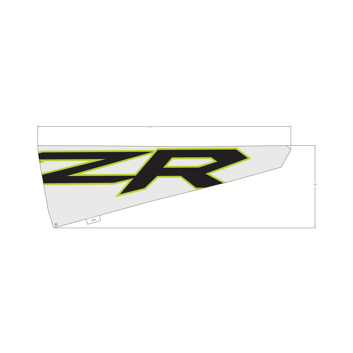 DECAL-DOOR UPR MID RH