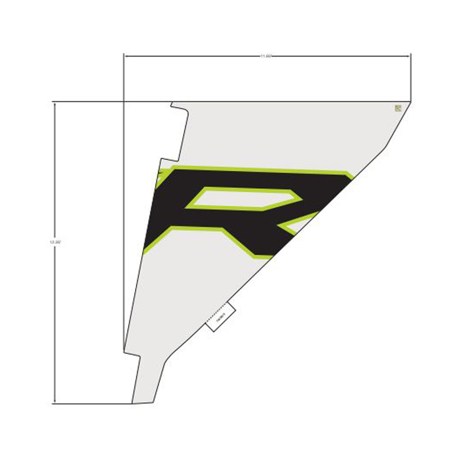 DECAL-COVER BOLSTER LH