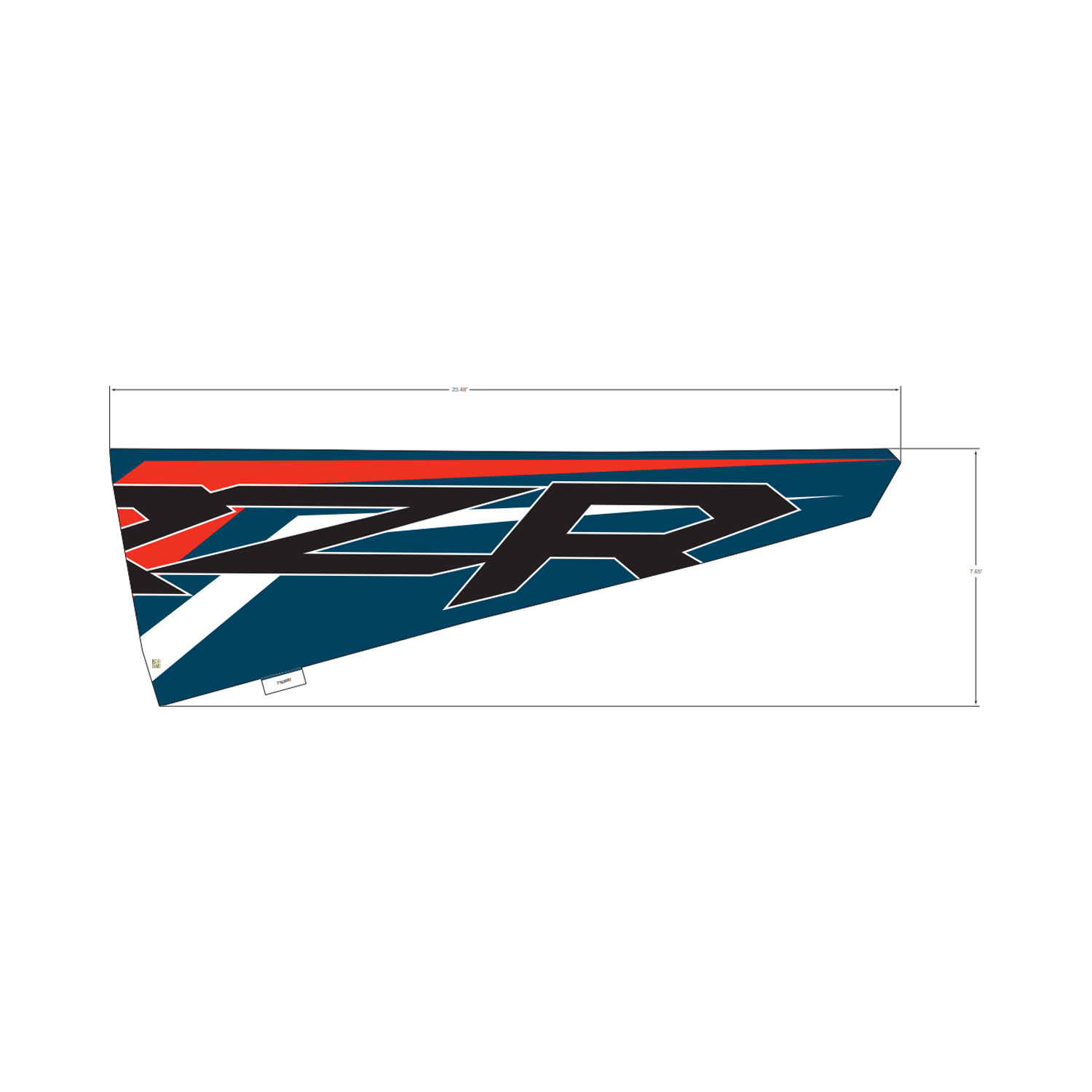 DECAL-DOOR UPR MID RH