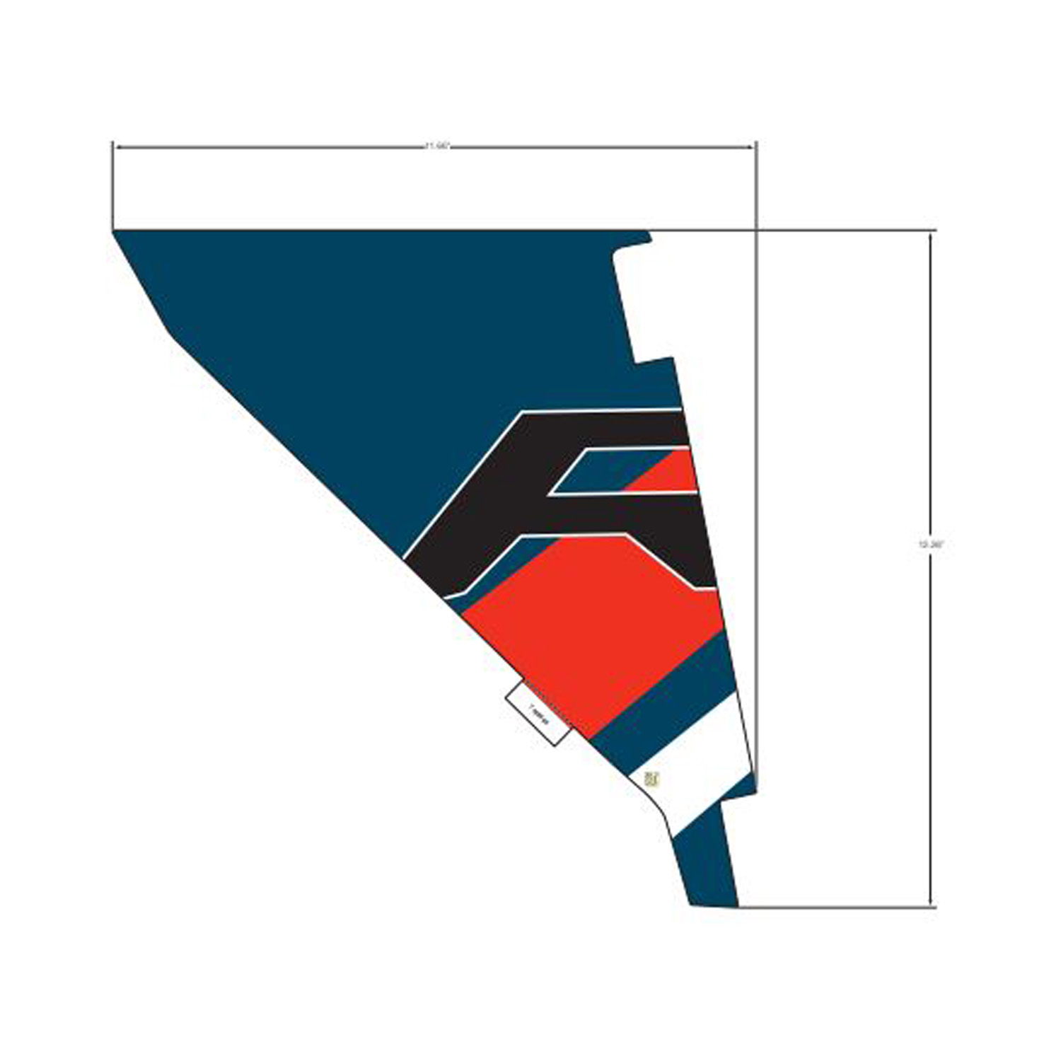 DECAL-COVER BOLSTER RH