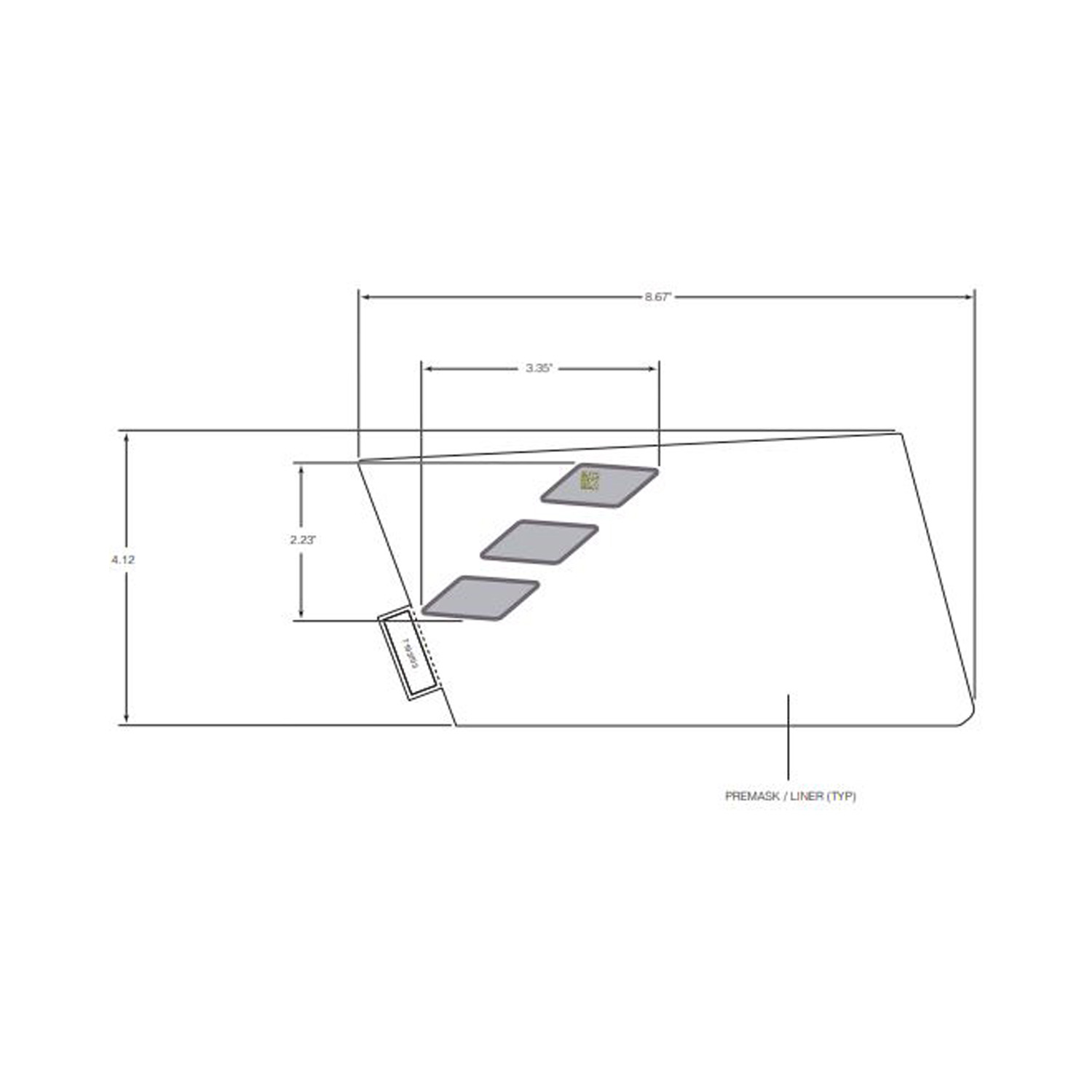 DECAL-FR.FNDR SIDE MID LH