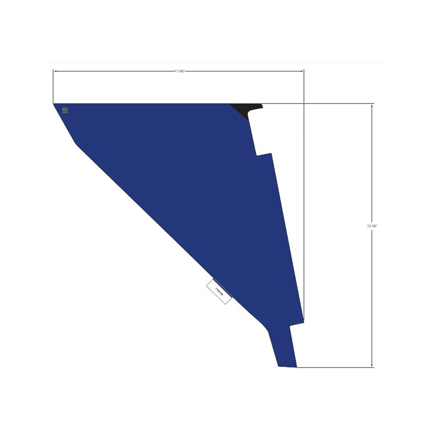 DECAL-COVER BOLSTER RH