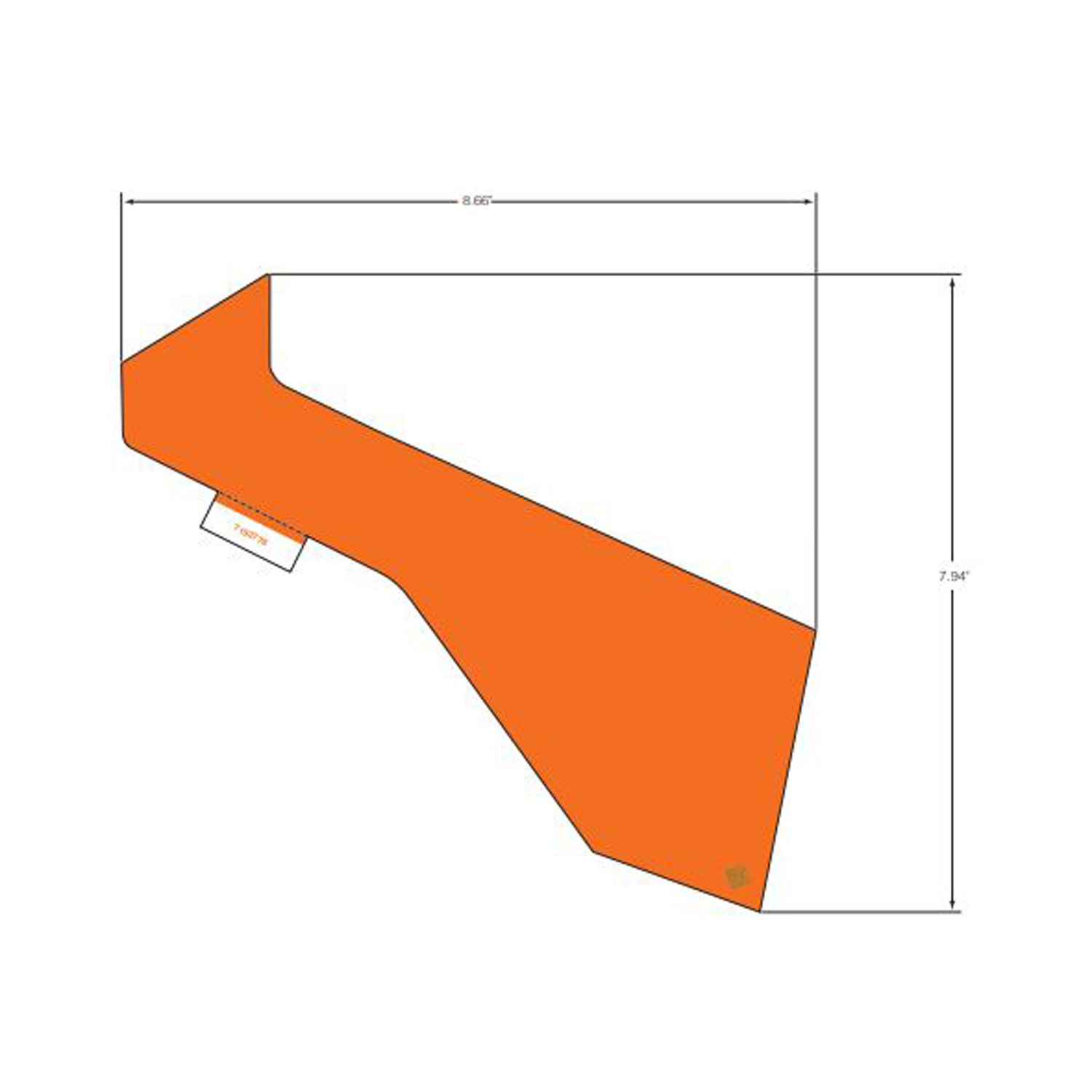 DECAL-FR.FNDR SIDE LWR RH