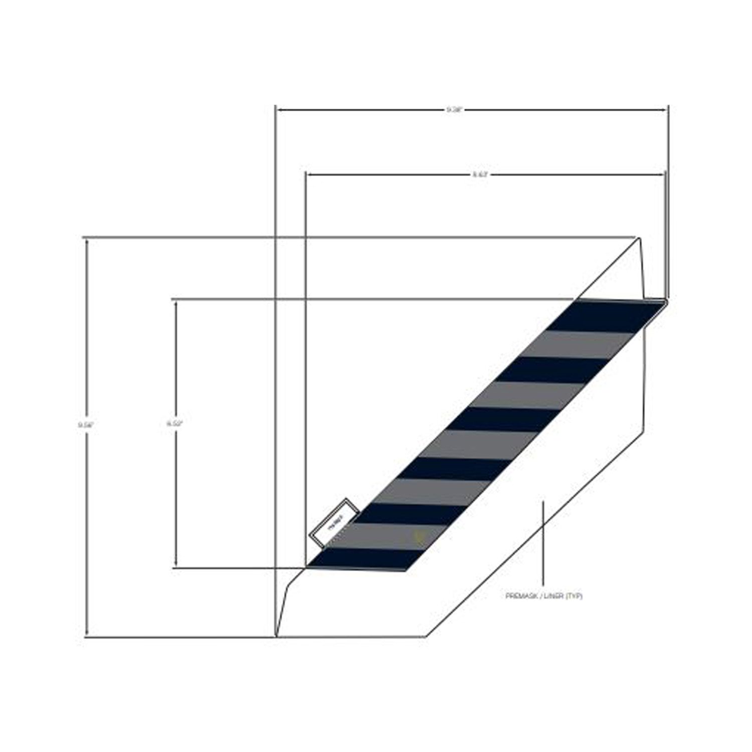 DECAL-RR.FNDR SIDE TOP LH