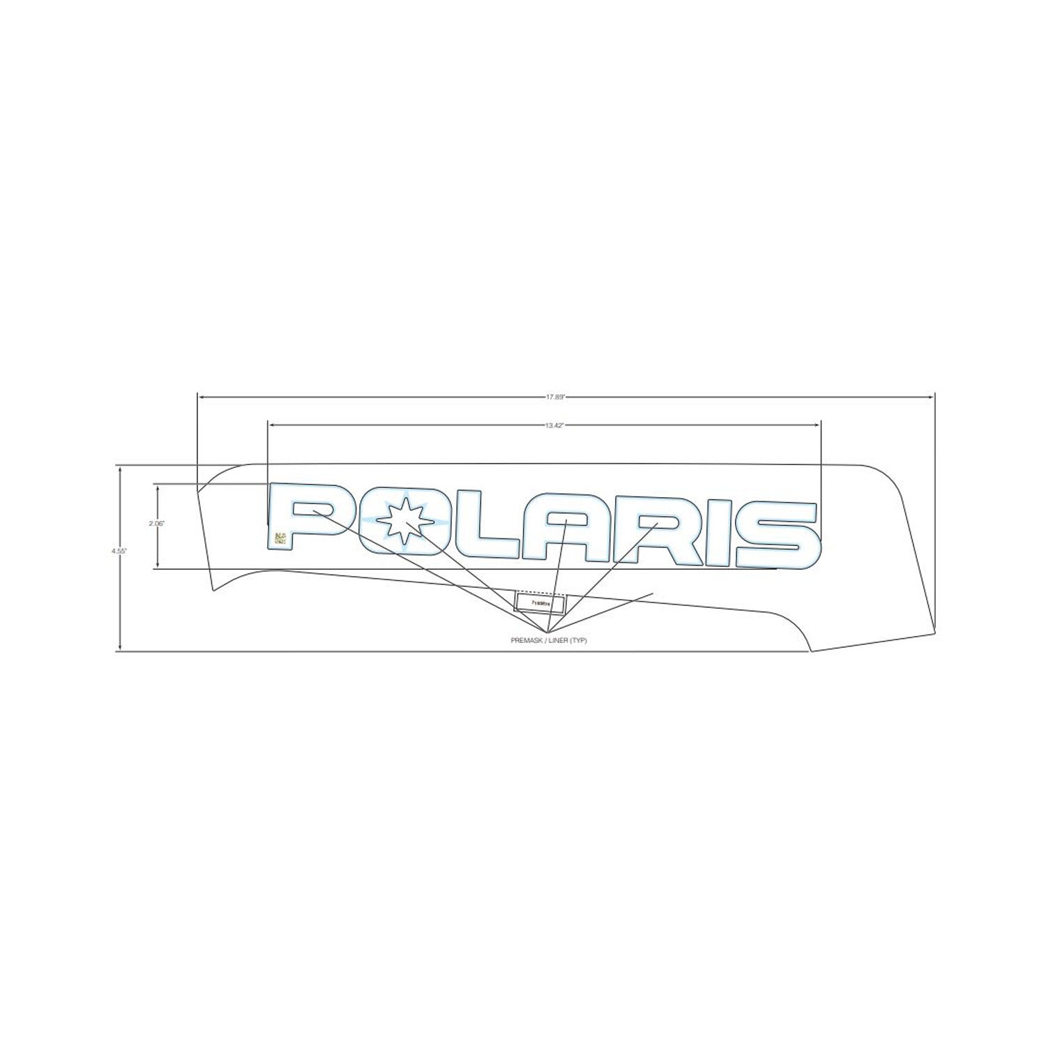 DECAL-SD PNL TRIM  POLARIS  LH