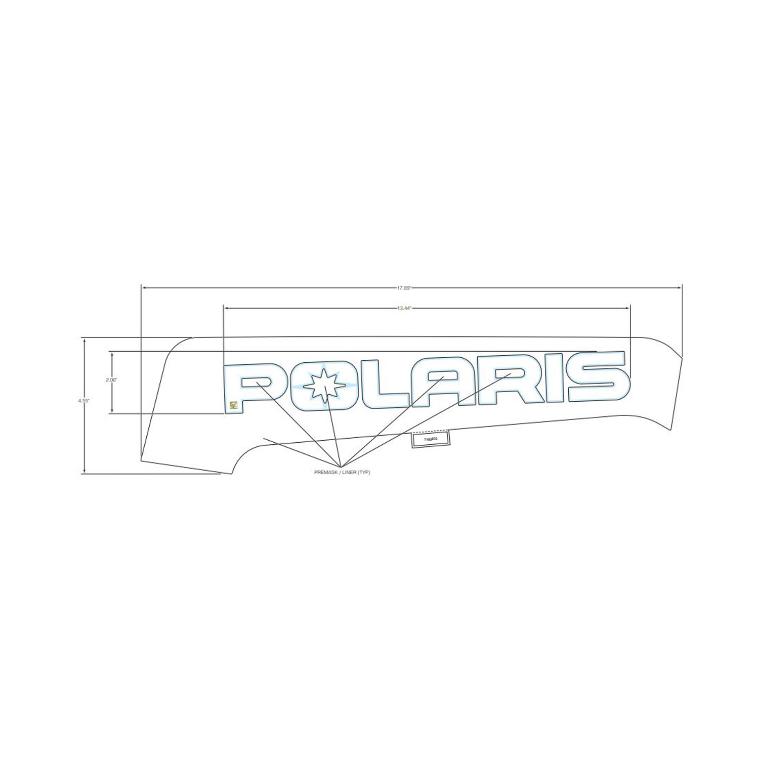 DECAL-SD PNL TRIM  POLARIS  RH