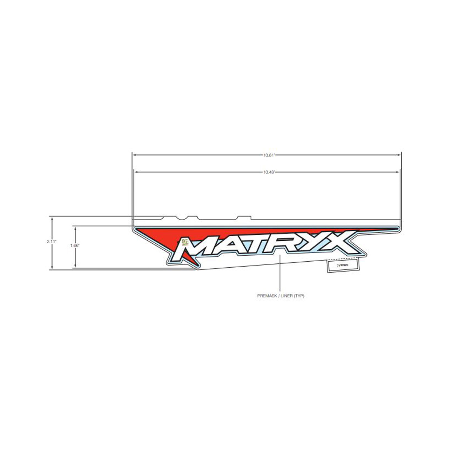 DECAL-TUNNEL  MATRYX  LH