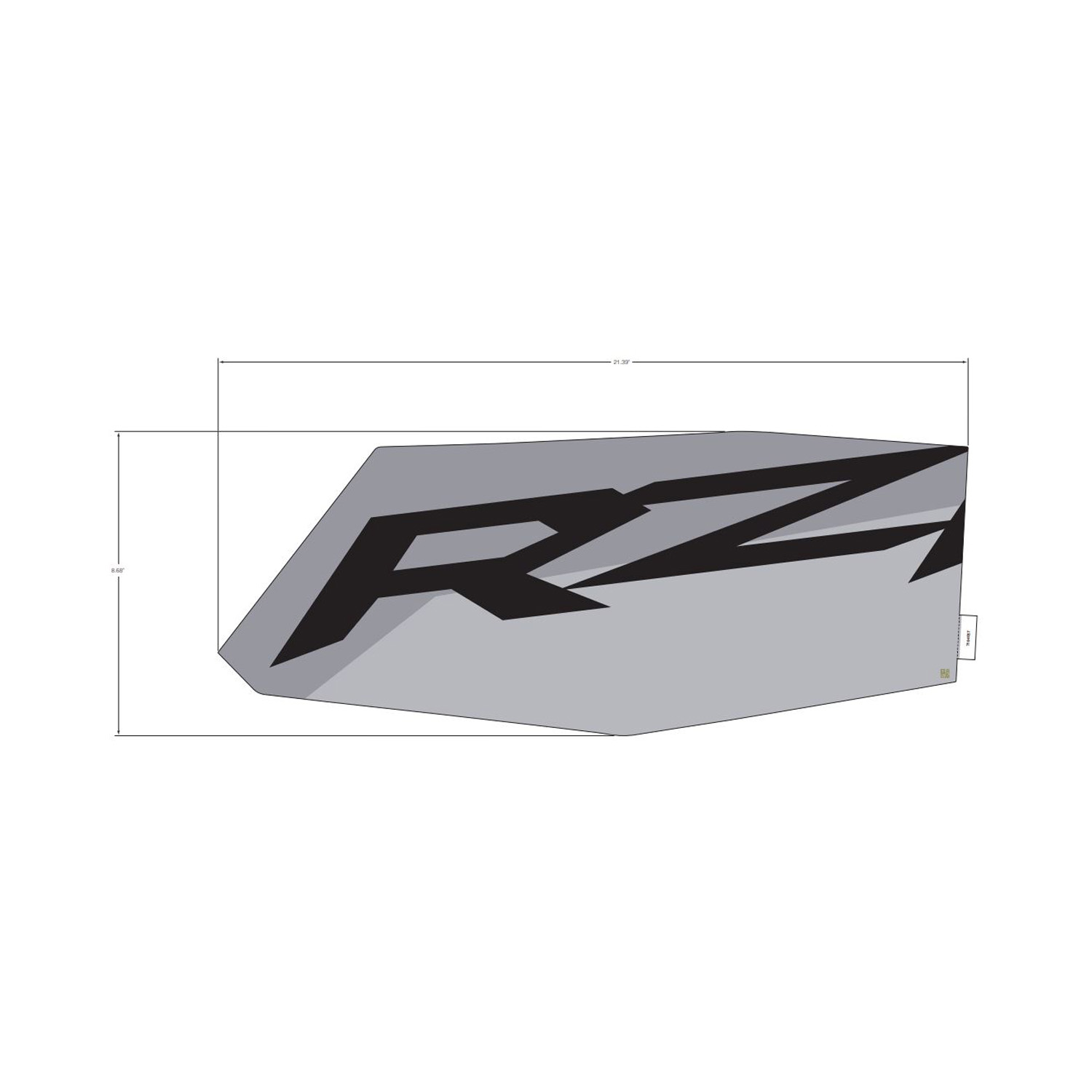 DECAL-DOOR RR MID LH