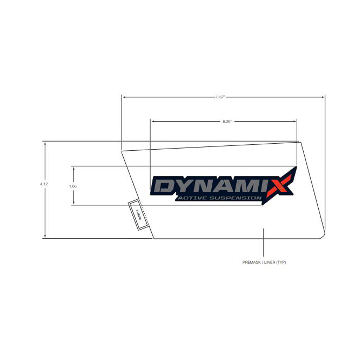 DECAL-FR.FNDR SIDE MID LH