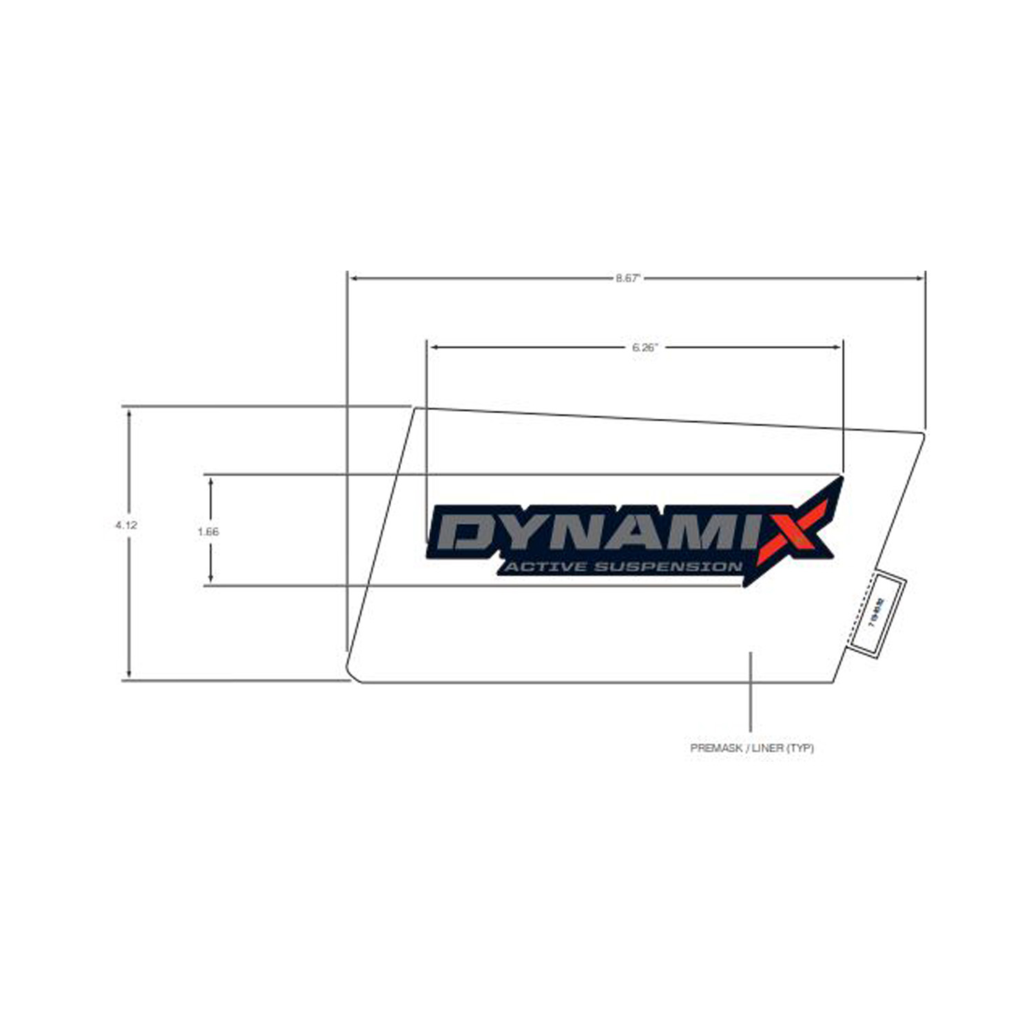 DECAL-FR.FNDR SIDE MID RH