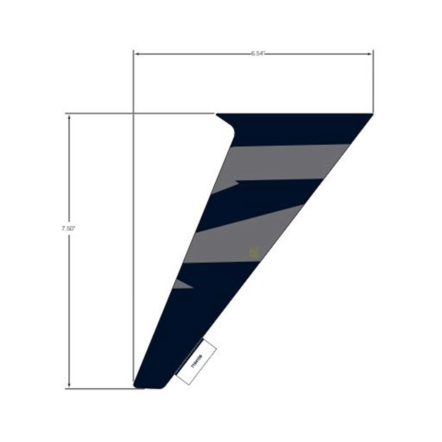 DECAL-DOOR RR FRT LH