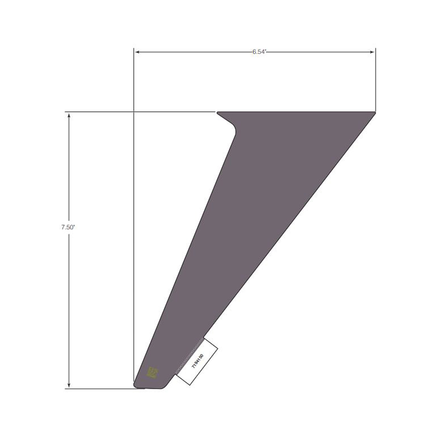 DECAL-DOOR RR FRT LH