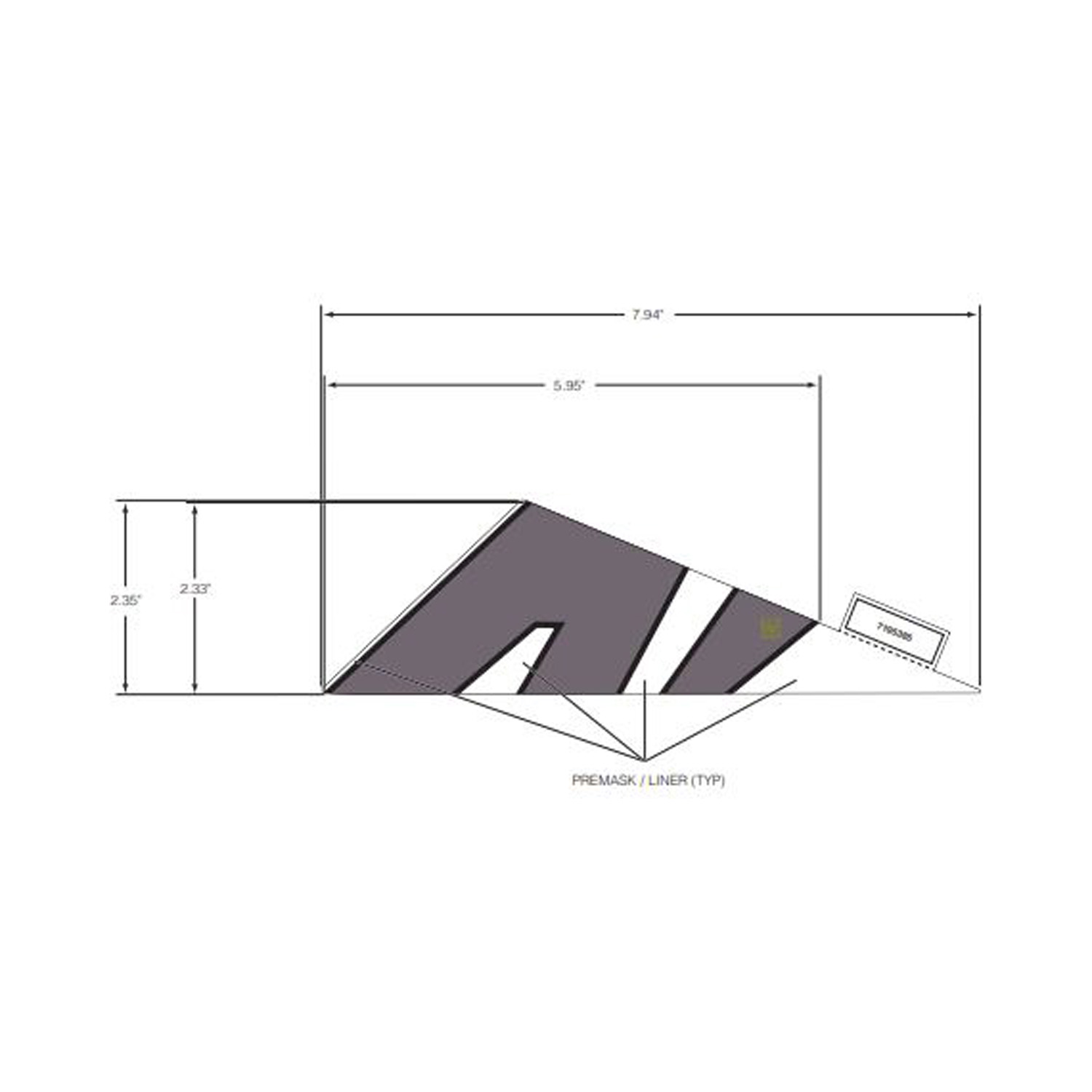 DECAL-DOOR LWR MID TOP LH