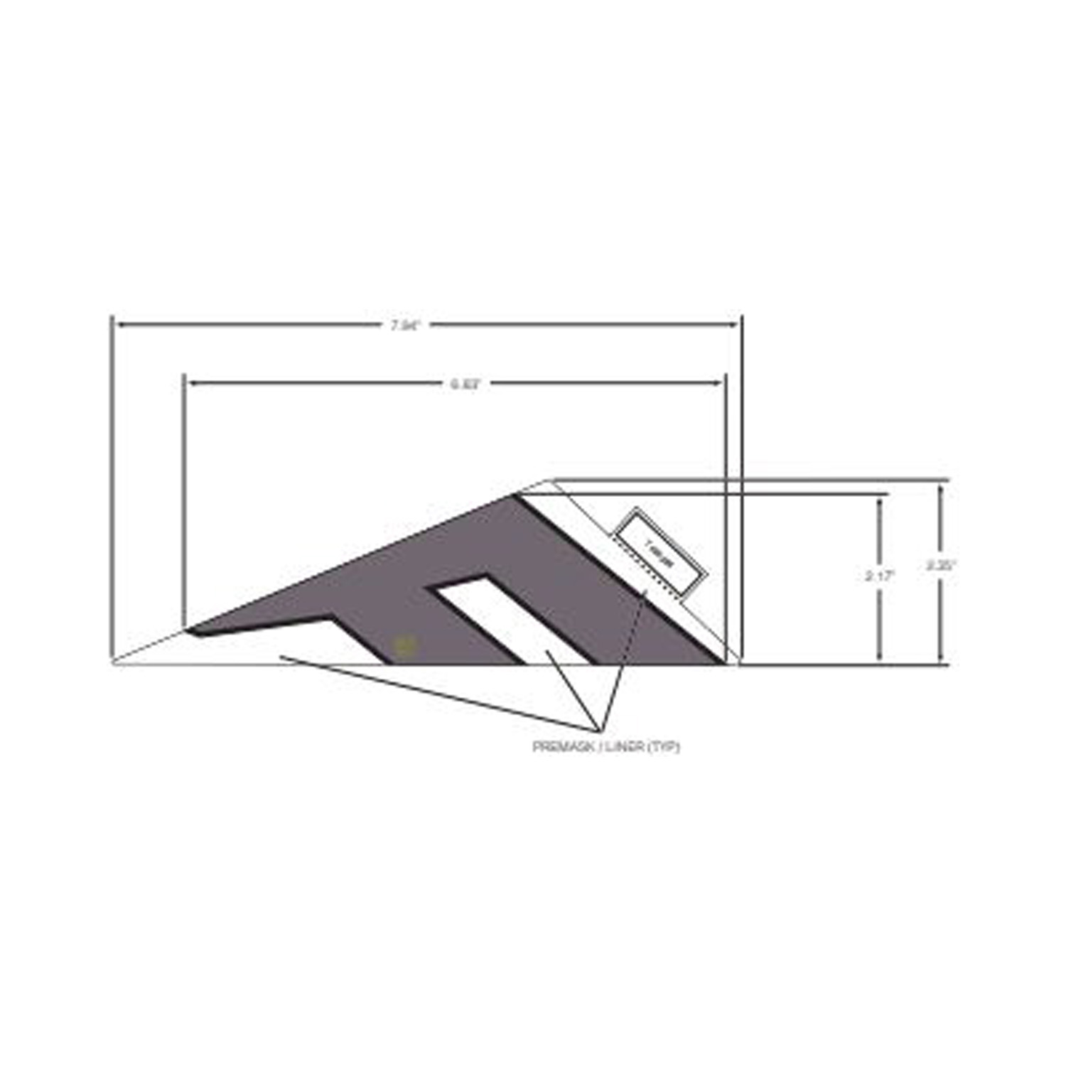 DECAL-DOOR LWR MID TOP RH