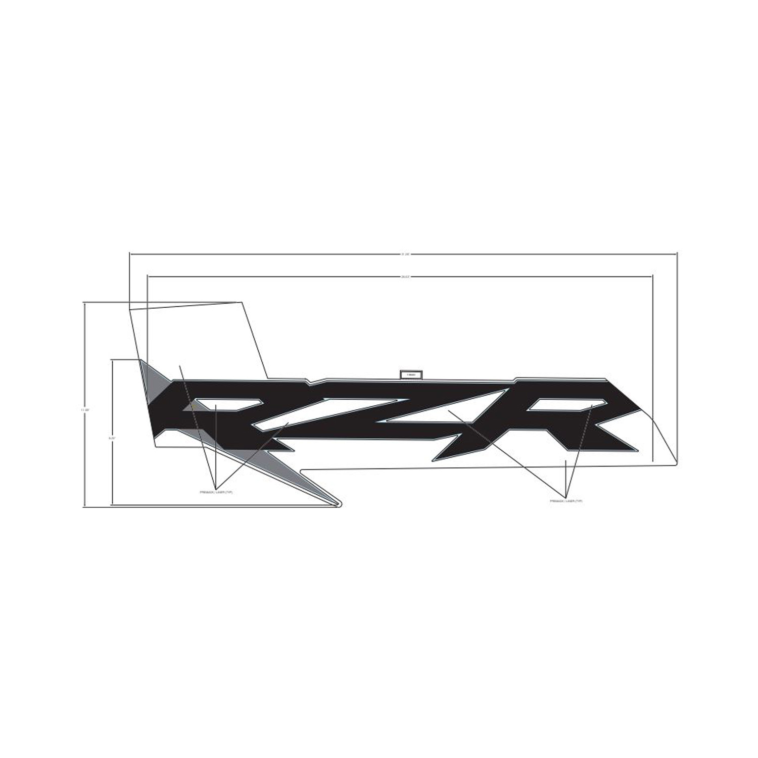 DECAL-DOOR MID RZR RH