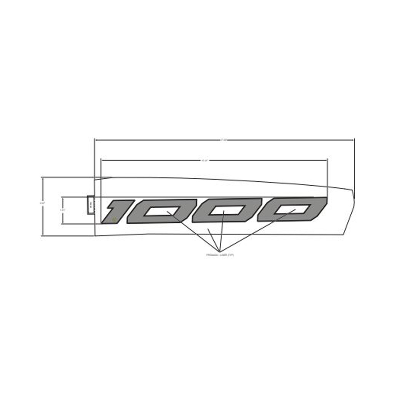 DECAL-FR.FNDR SIDE TOP LH