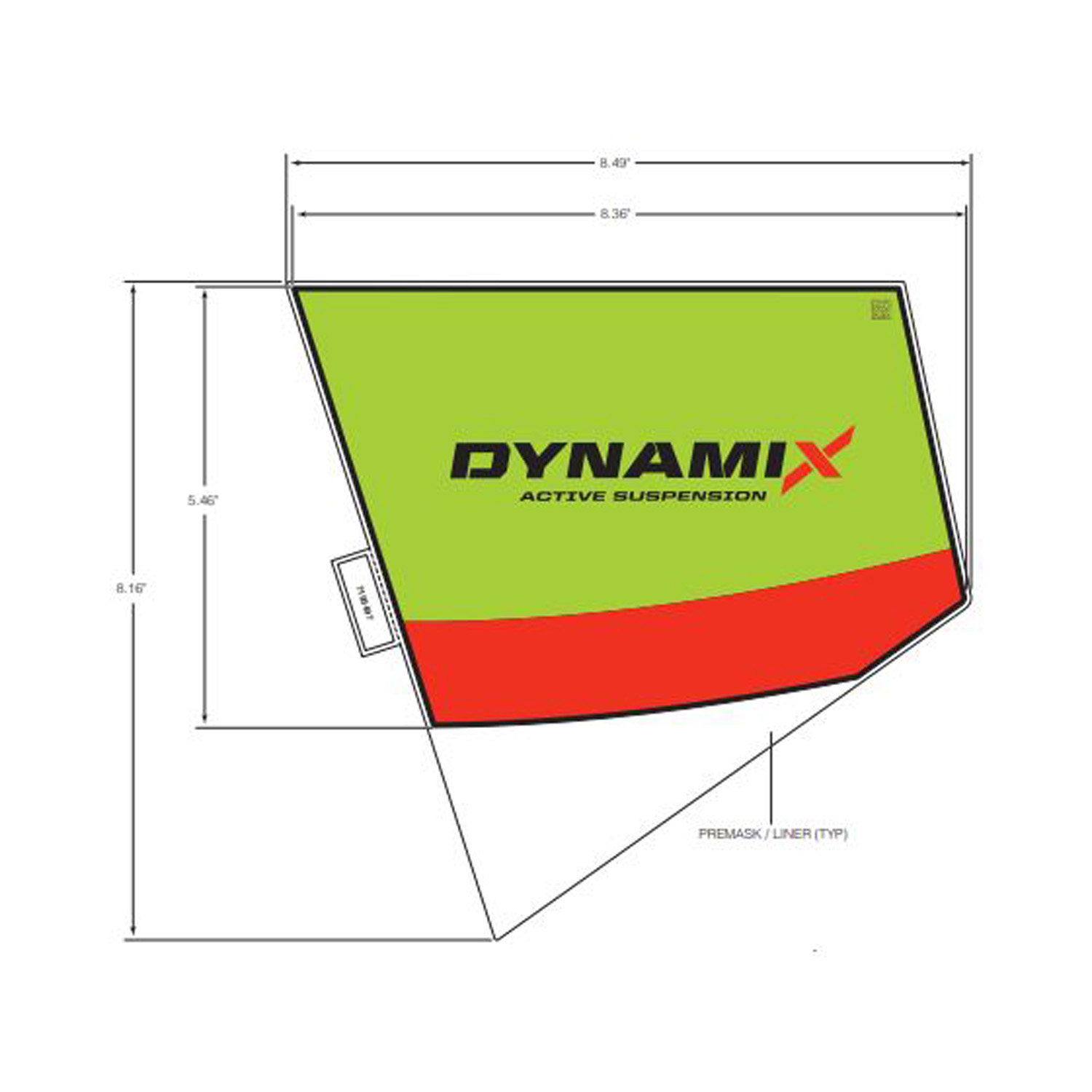 DECAL-FR.FNDR SIDE MID LH