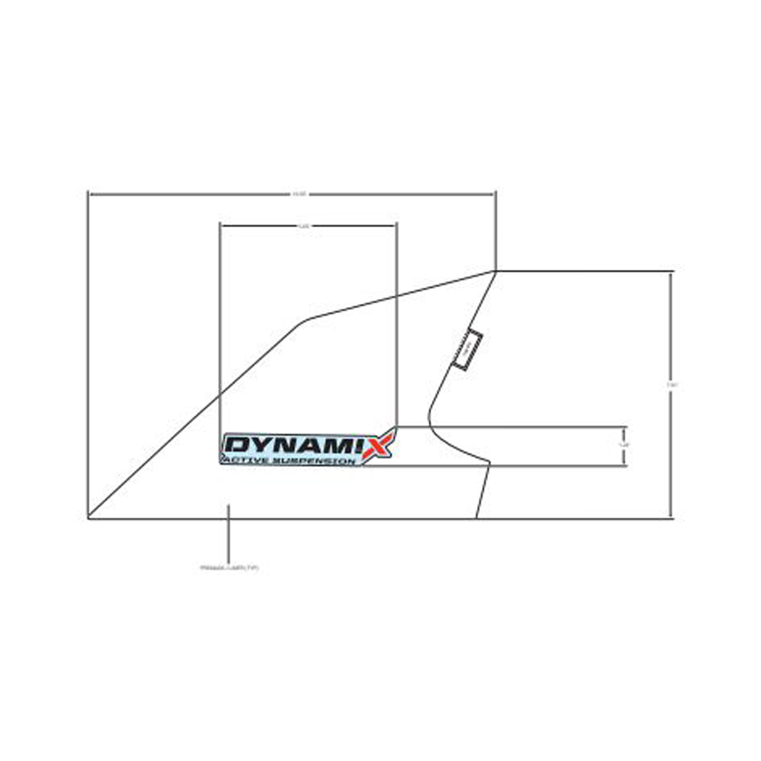 DECAL-RR.FNDR UPR DYNAMIX RH
