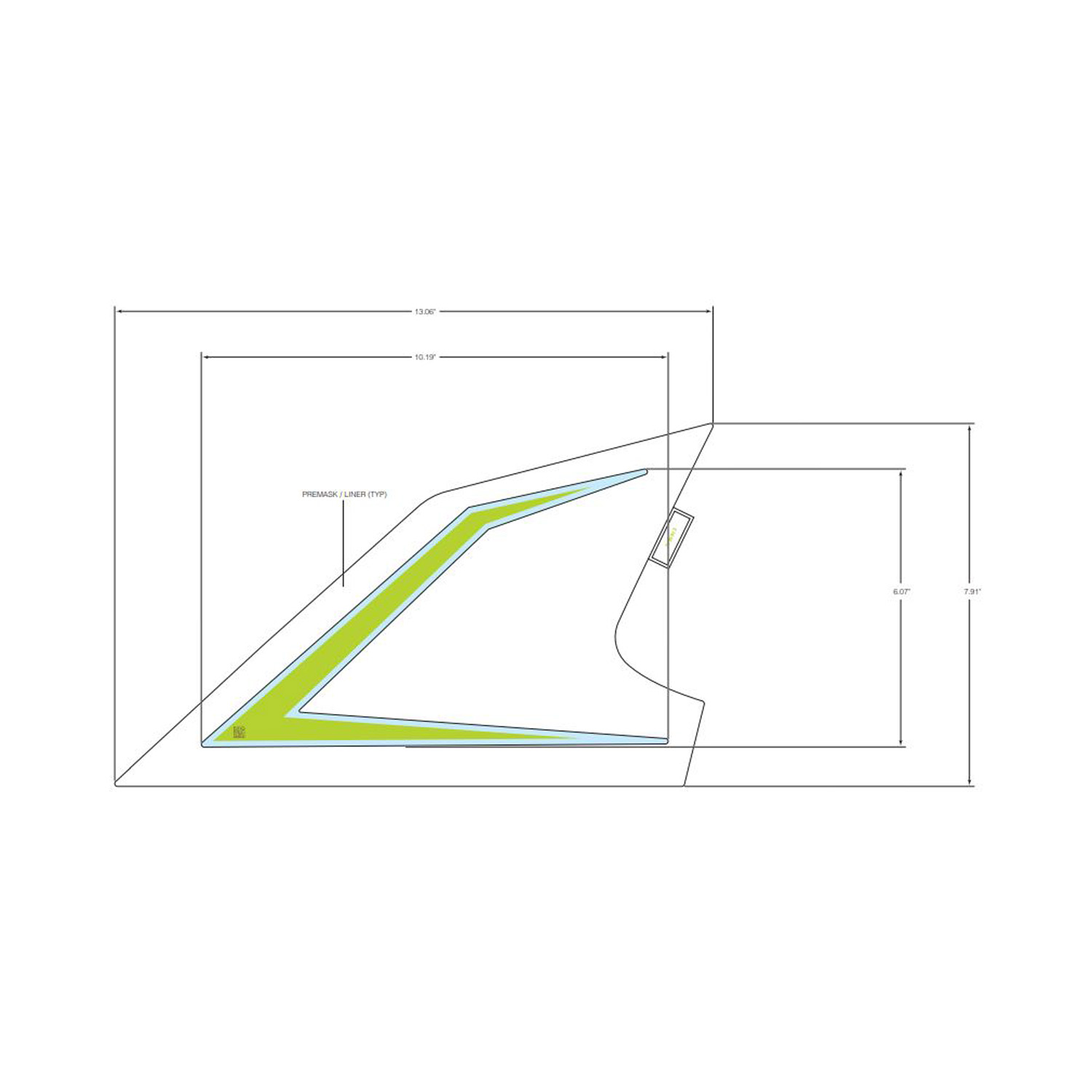 DECAL-RR.FNDR UPR RH