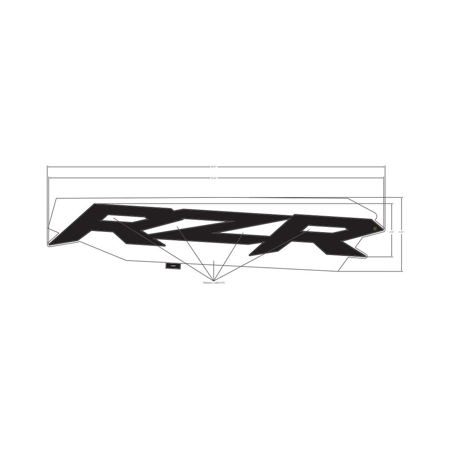 DECAL-DOOR UPR RZR RH