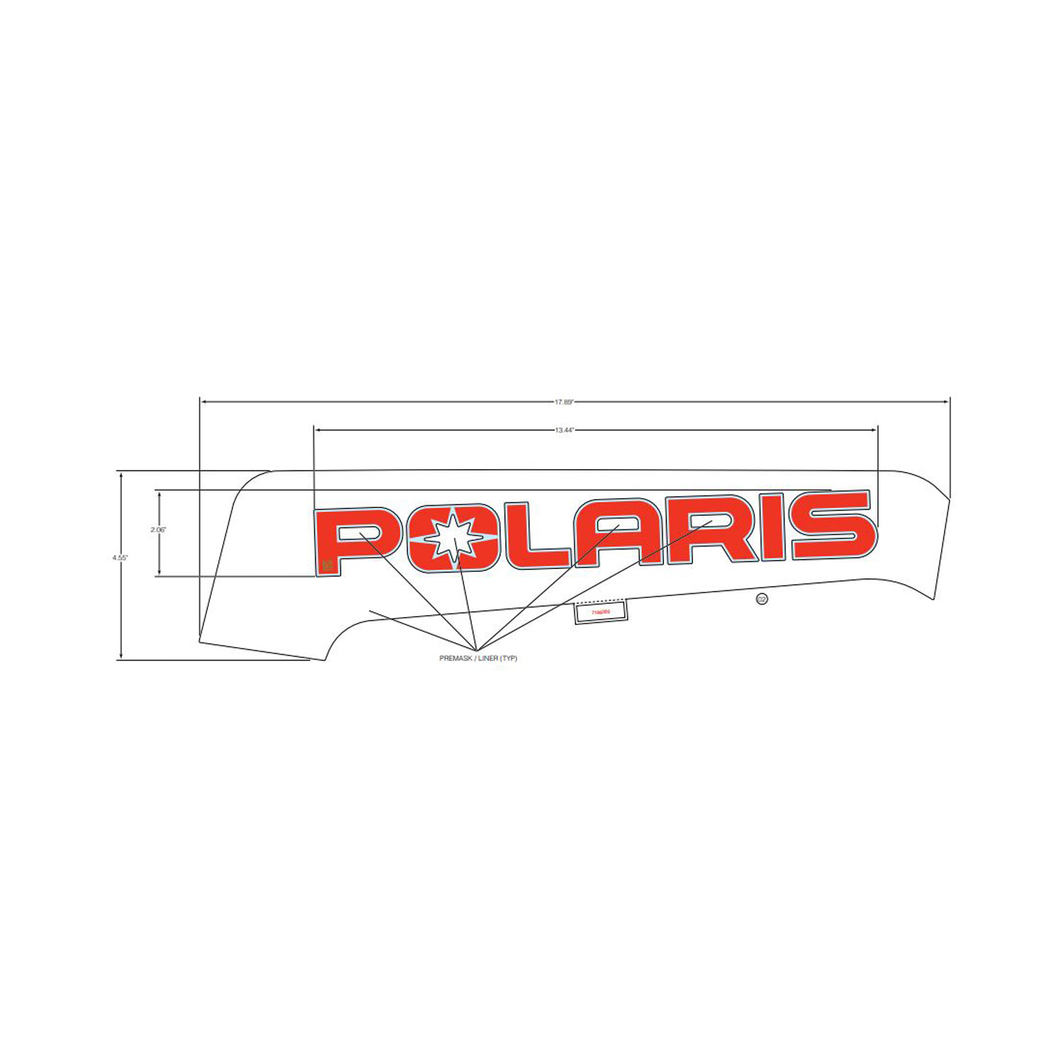DECAL-SD PNL TRIM  POLARIS  RH