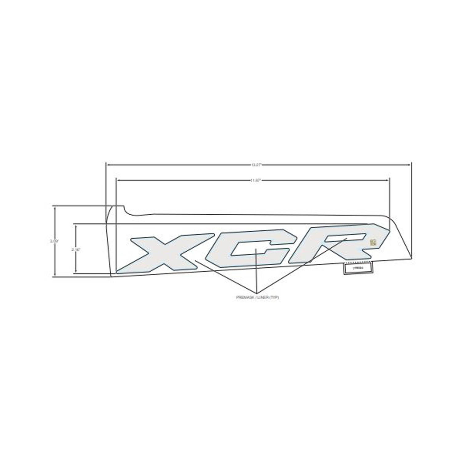 DECAL-SIDE PANEL  XCR  RH