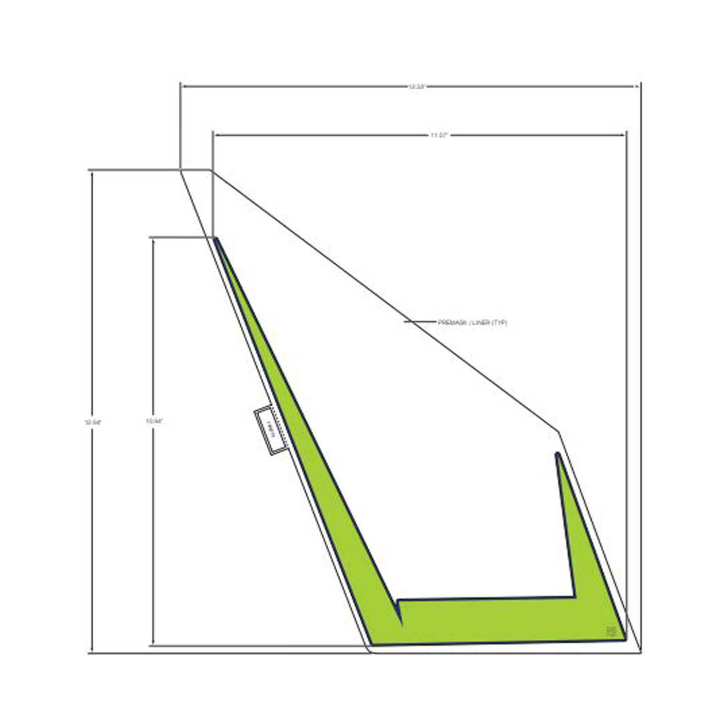 DECAL-RR.FNDR TOP RH