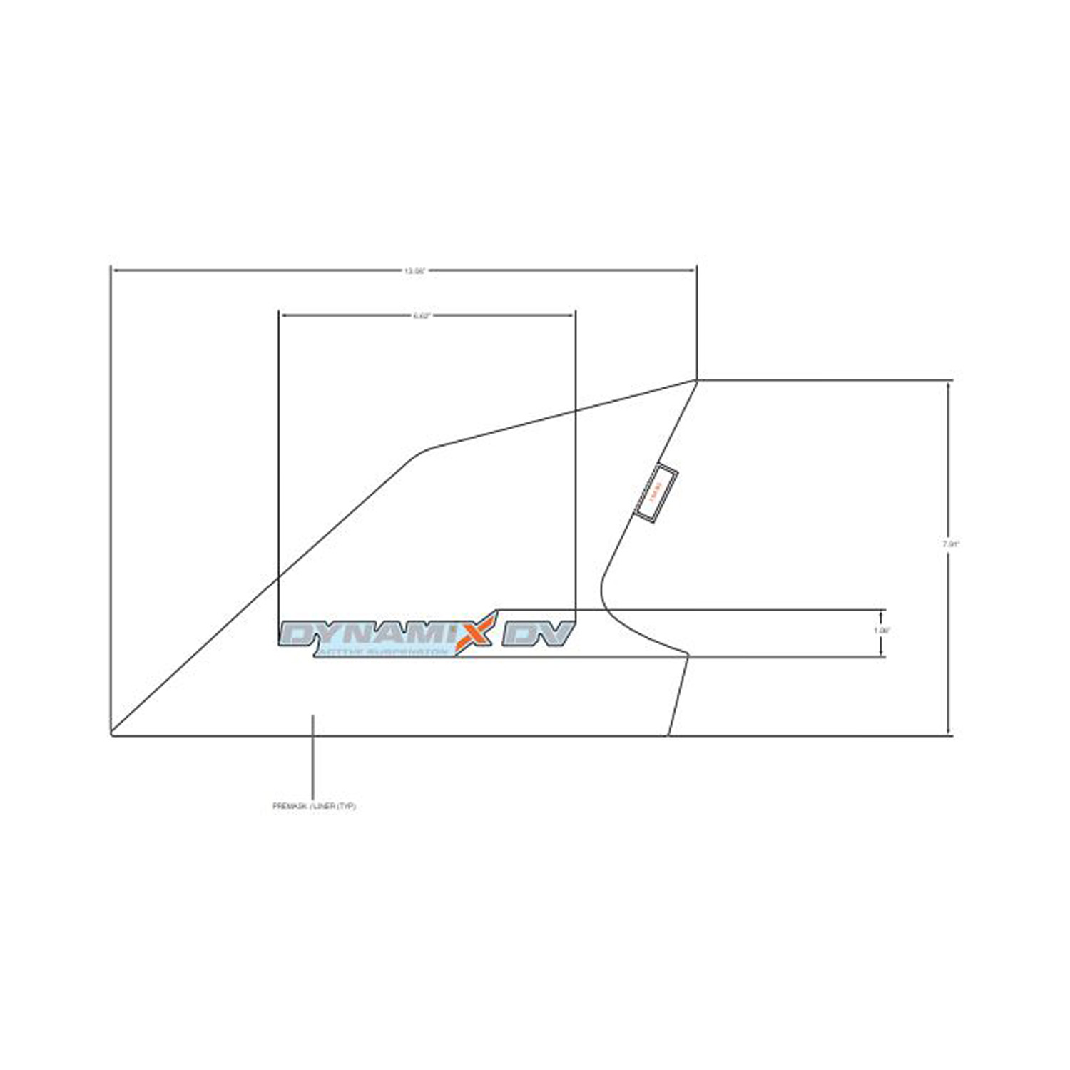 DECAL-RR.FNDR UPR DYNAMIXDV RH
