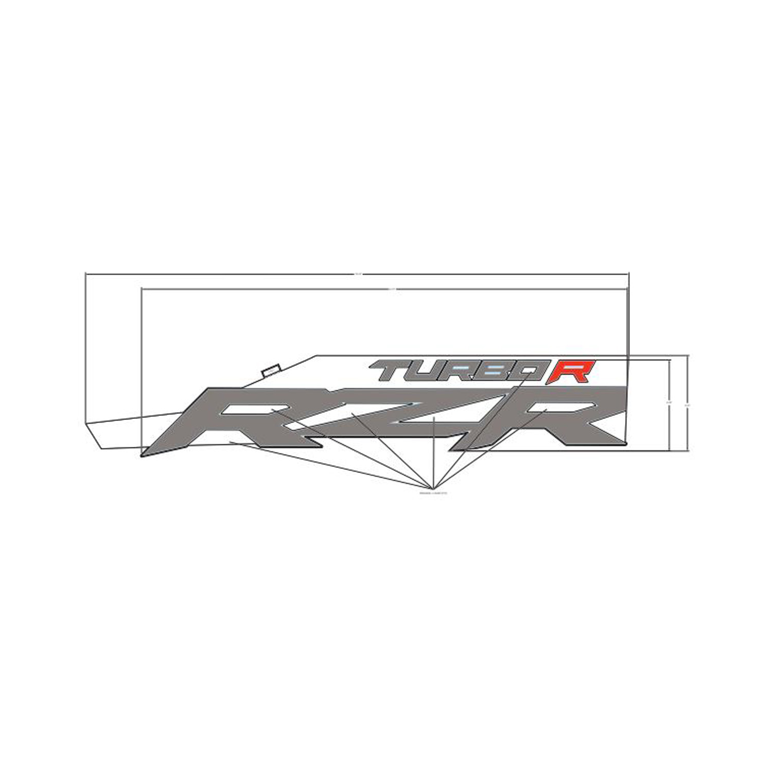 DECAL-FR.DOOR UPR RZR TRB R RH