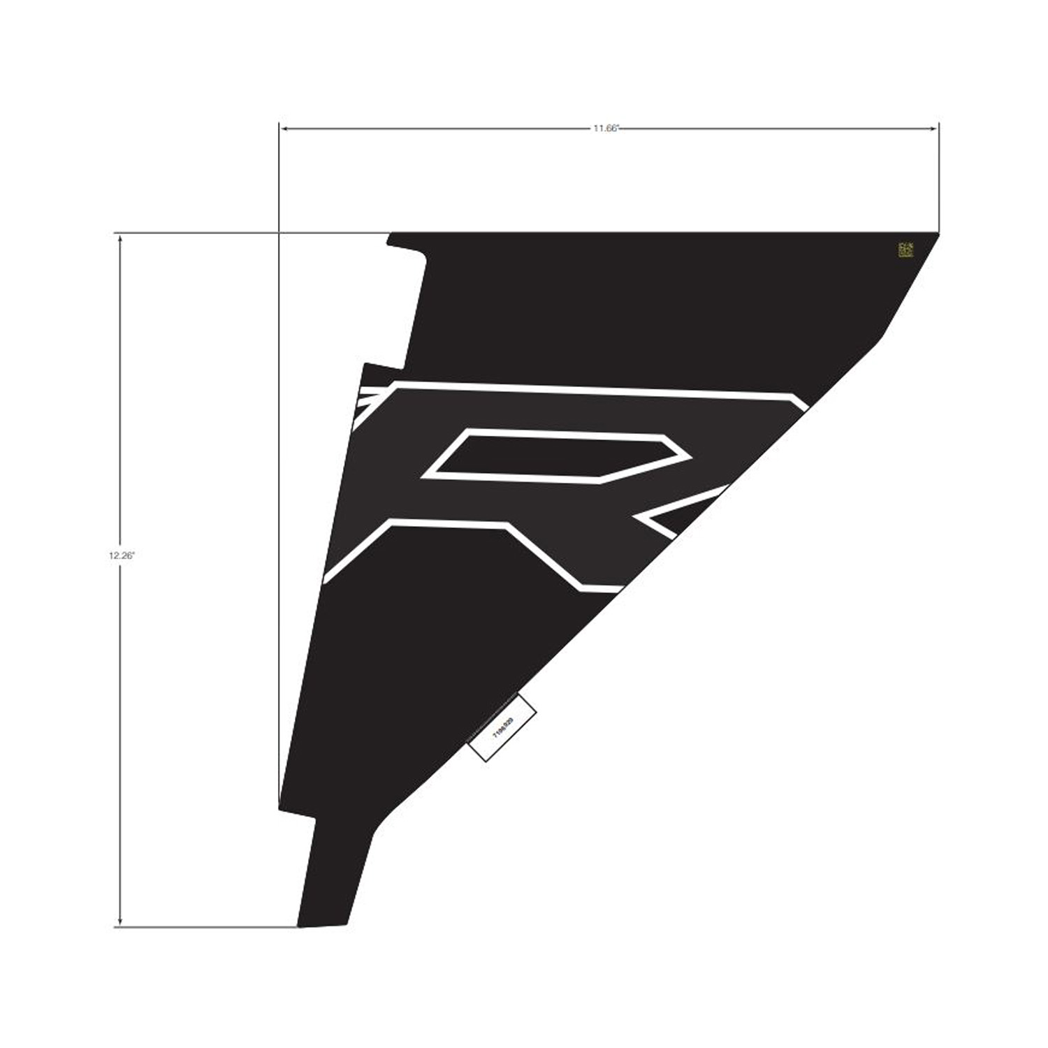 DECAL-COVER BOLSTER LH