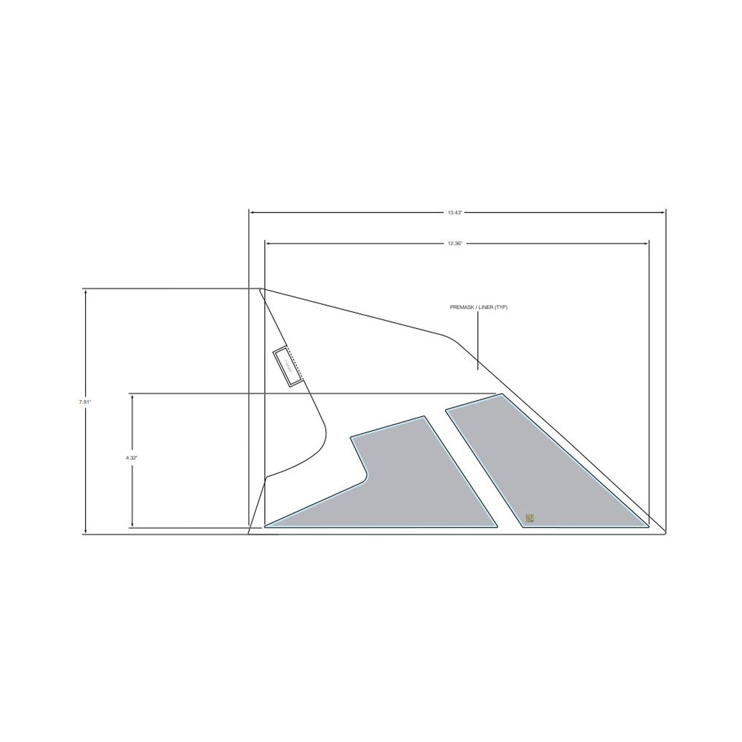 DECAL-RR.FNDR UPR LH